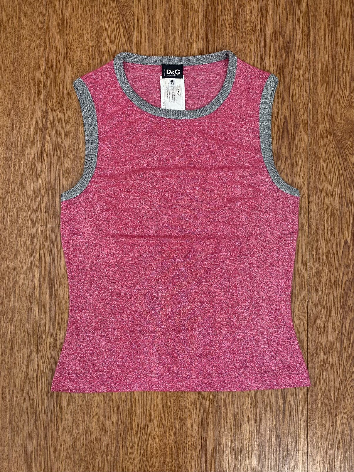 Dolce & Gabbana Dolce & Gabbana glitter pink sleeveless Size M / US 6-8 / IT 42-44 - 1 Thumbnail