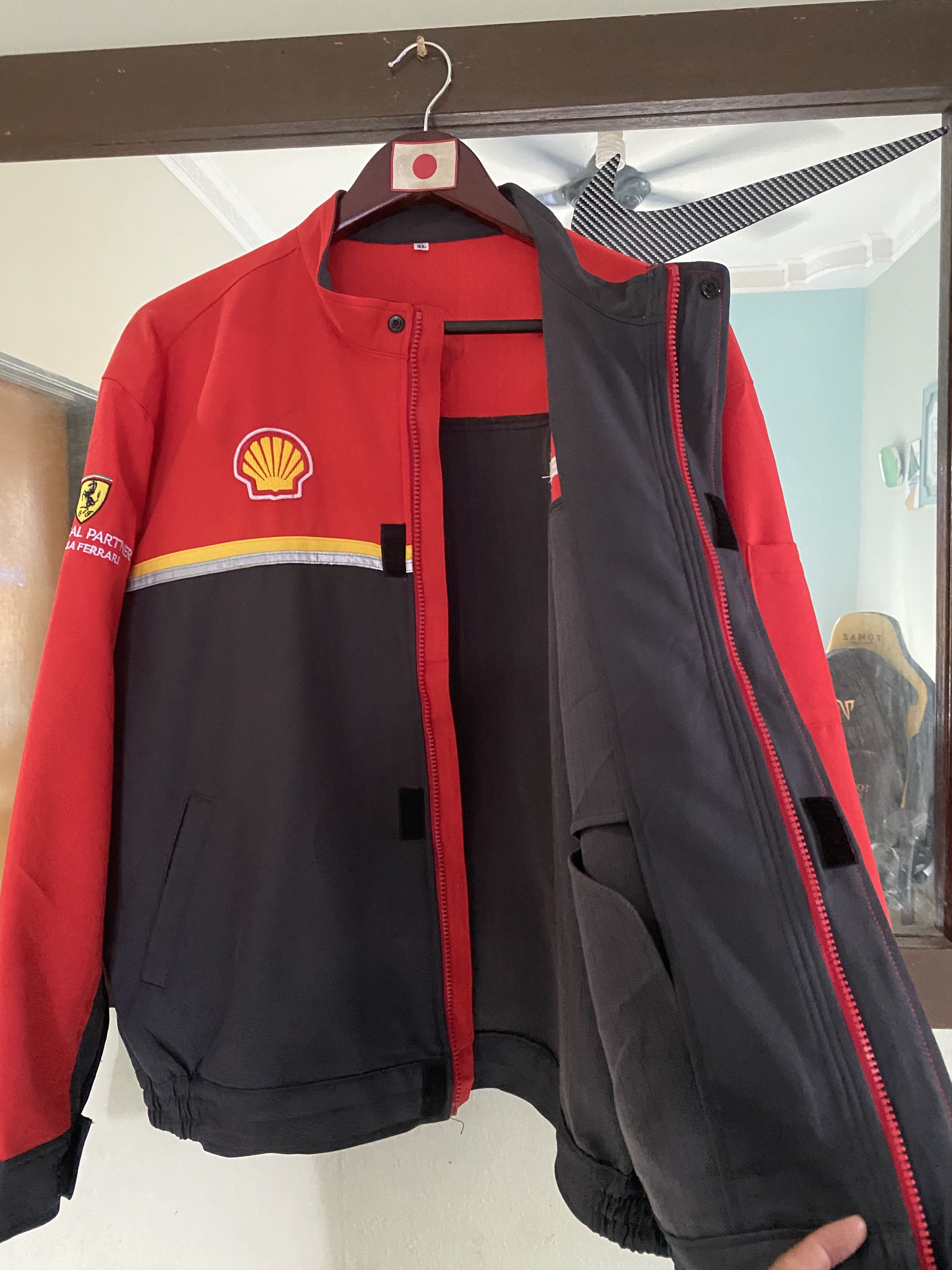 Ferrari Vintage Shell Helix Ferrari Jacket Track Staff XL Size Size US XL / EU 56 / 4 - 3 Thumbnail
