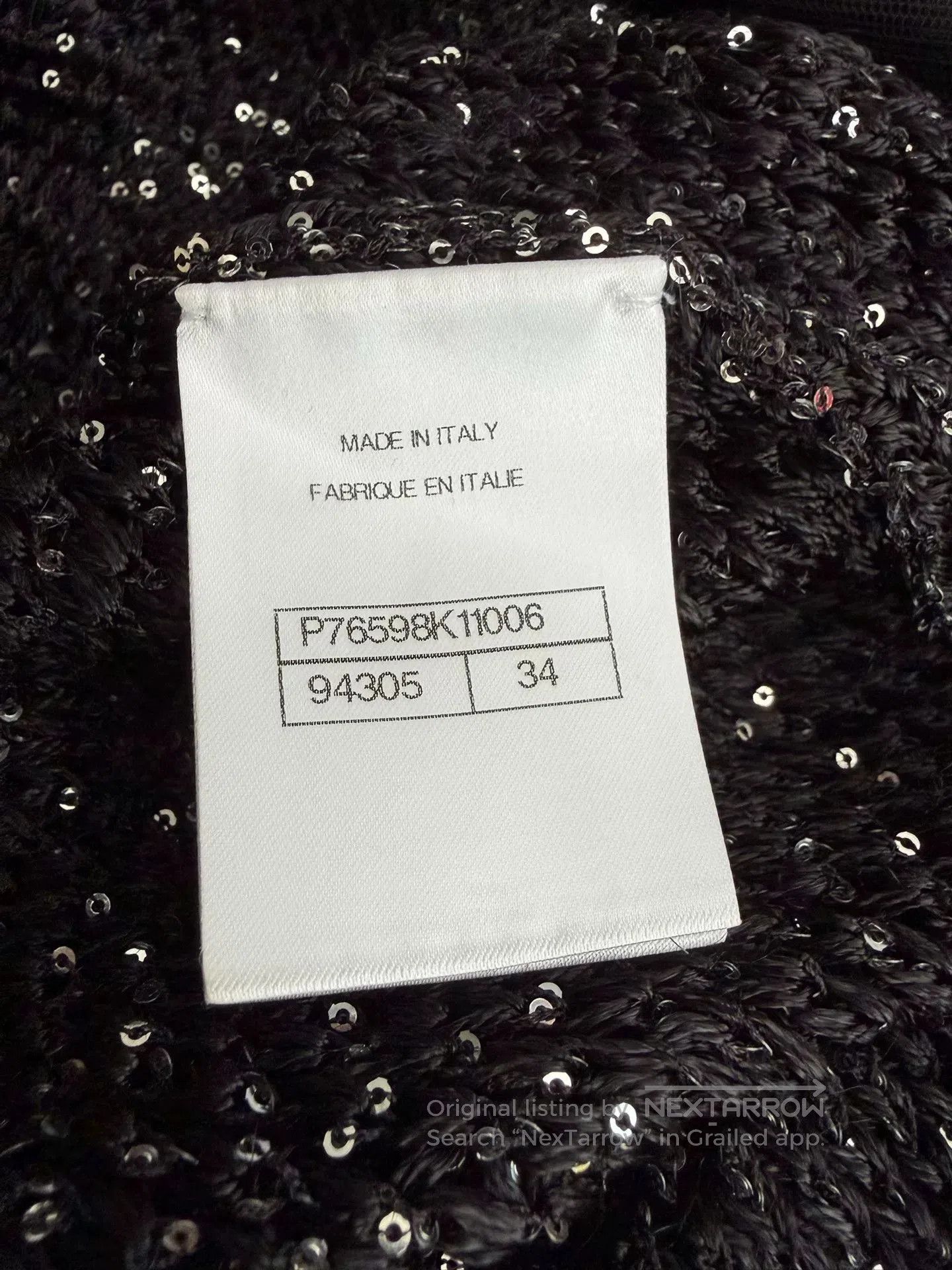 Chanel Chanel 24C Sequin Star Knit Cardigan. Size US XS / EU 42 / 0 - 5 Thumbnail