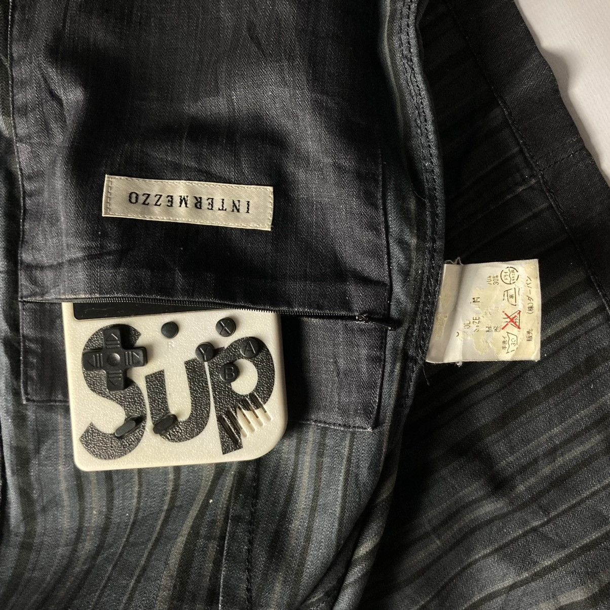Issey Miyake 🇯🇵 VINTAGE INTERMEZZO BUTTON UP ABSTRACT DENIM CHORE JACKET Size US L / EU 52-54 / 3 - 13 Thumbnail