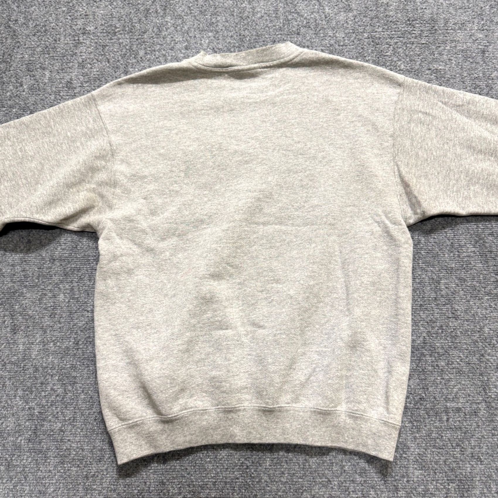 Nike VINTAGE Nike Sweatshirt Mens Medium 90s Made In USA Blank Cotton Blend Gray Size US M / EU 48-50 / 2 - 3 Thumbnail