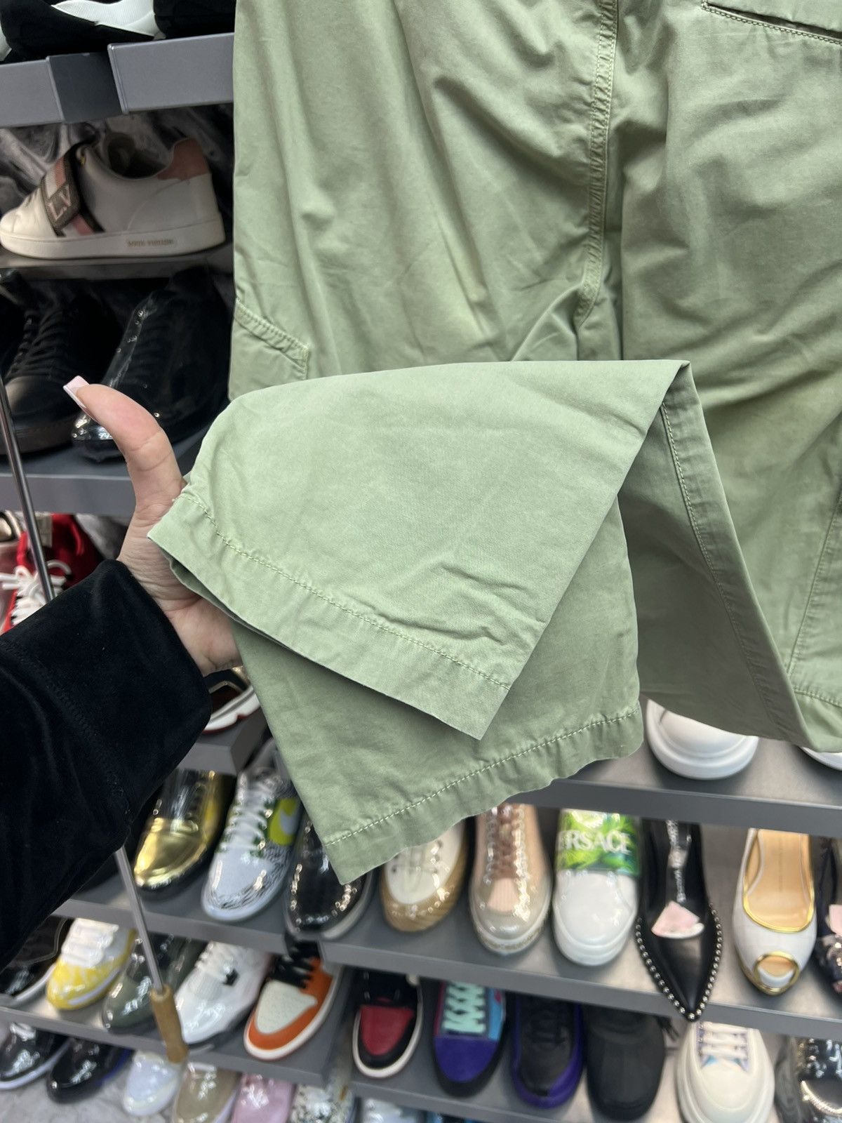 Stone Island Stone Island Olive Cargo Pants Size 31" - 5 Thumbnail