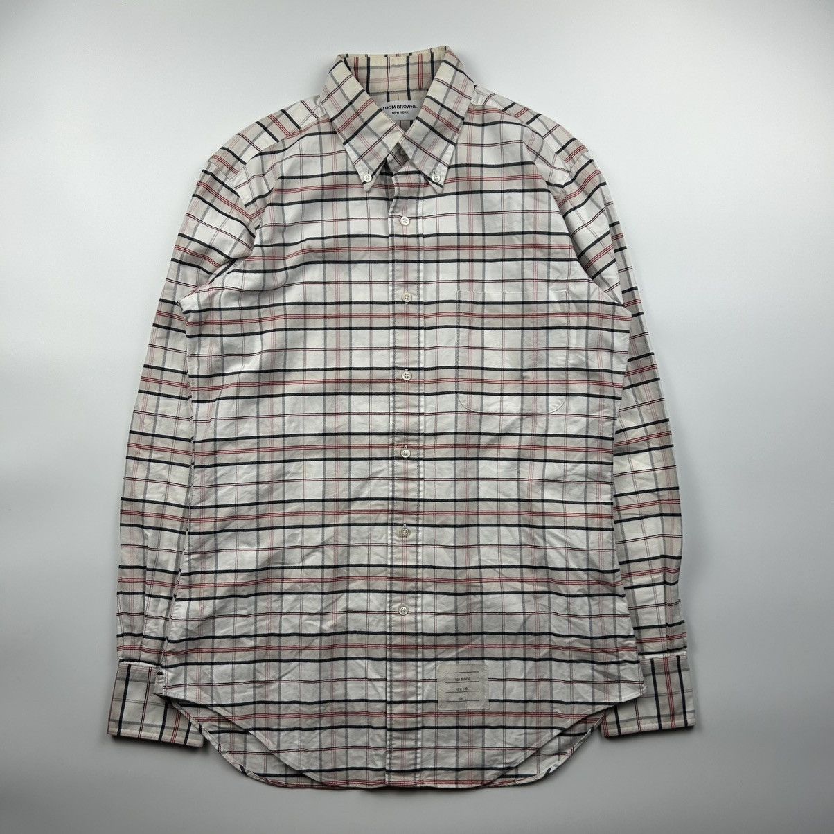 Thom Browne Thom Browne Plaid Shirt Size US M / EU 48-50 / 2 - 1 Thumbnail