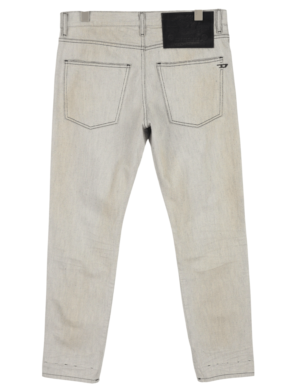 Diesel D-KRAS 09A53 W34/L30 Slim Painted Light Denim Jeans 40156 Size US 34 / EU 50 - 4 Thumbnail