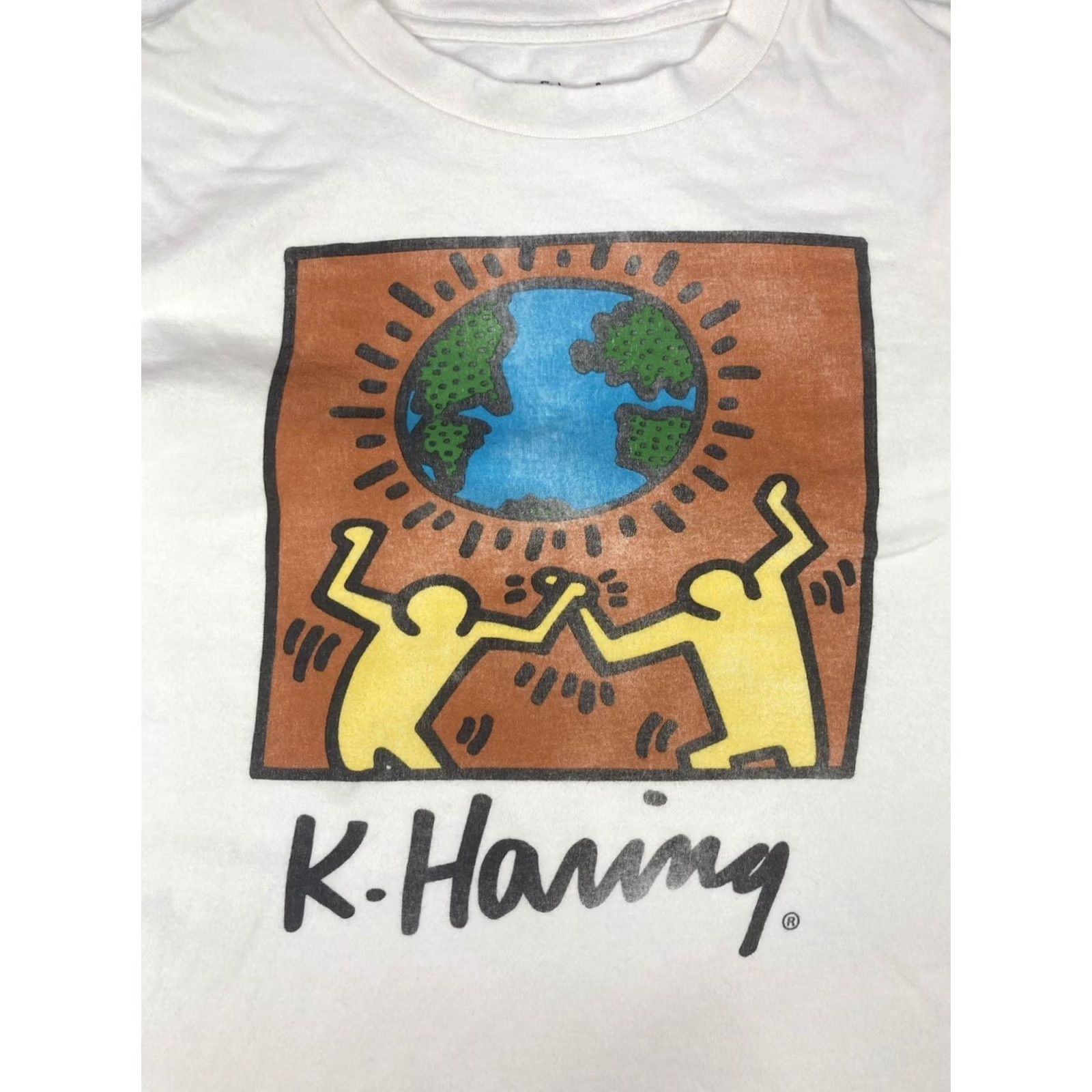 Abercrombie & Fitch VINTAGE Abercrombie & Fitch Keith Haring Retro Art Graphic T-shirt Women Small Size S / US 4 / IT 40 - 2 Thumbnail
