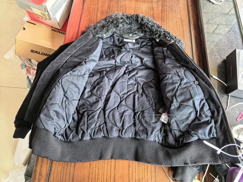 Saint Laurent Paris Saint Laurent Paris Leather Pilot Jacket with Fur Collar i Size US S / EU 44-46 / 1 - 3 Thumbnail