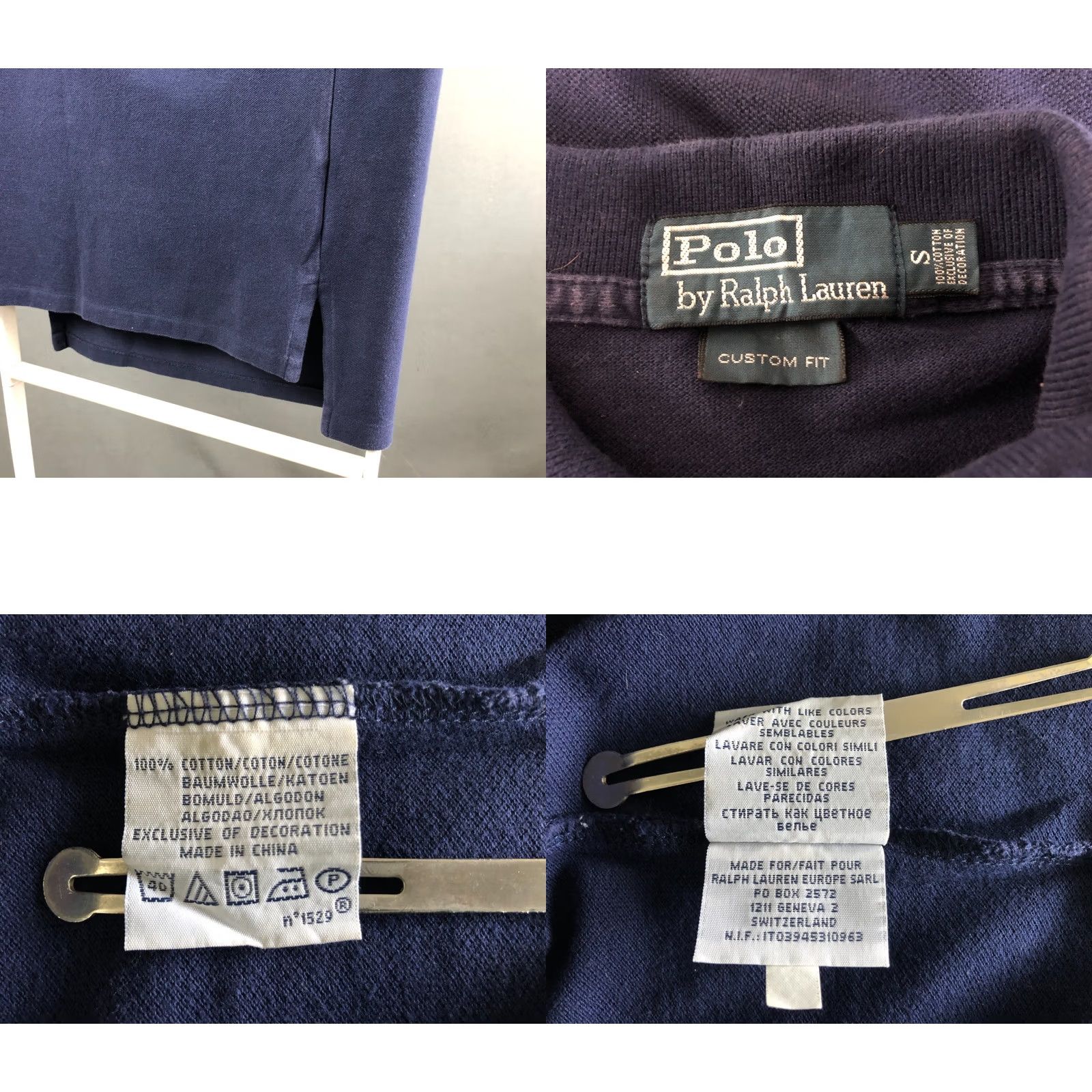 Ralph Lauren Ralph Lauren Polo Shirt Mens Long Sleeve Blue 100% Cotton Size S Classic Fit Size US S / EU 44-46 / 1 - 8 Thumbnail