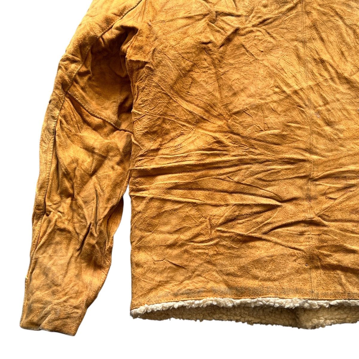 Sugar Cane Vintage Sugar Canes Suede Shearling Leather Western Jacket Size US L / EU 52-54 / 3 - 6 Thumbnail