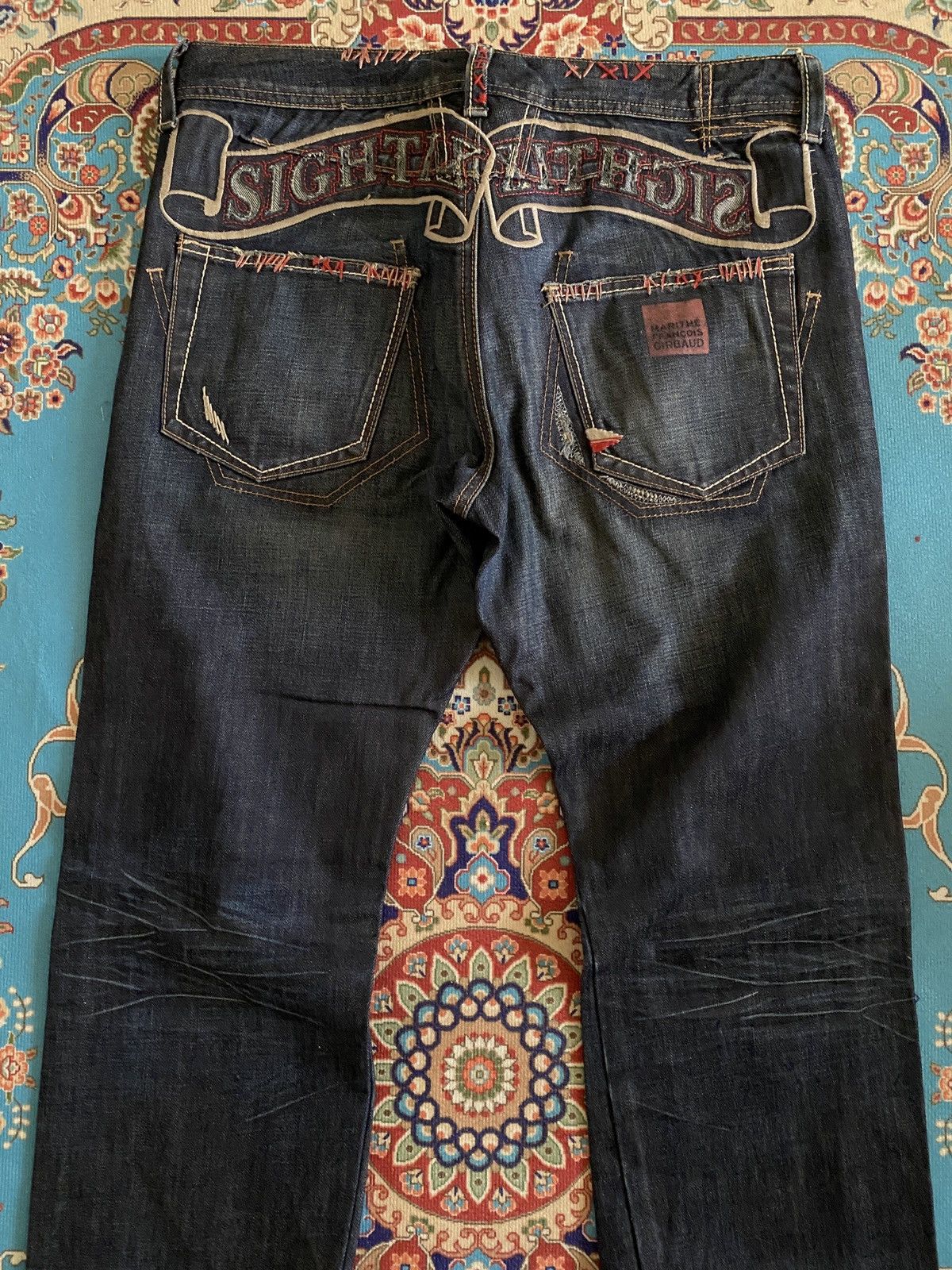 Japanese Brand Marithe Francois Girbaud Native Design Denim Size US 33 - 6 Thumbnail