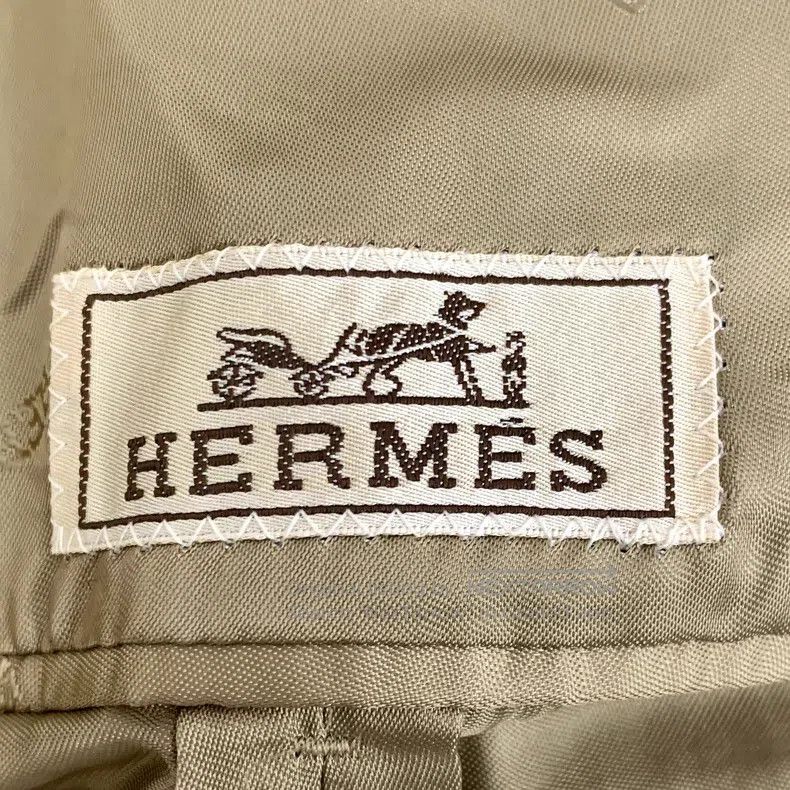 Hermes Hermes Caramel Wool Notched Collar Long Sleeve Overcoat Size US M / EU 48-50 / 2 - 5 Thumbnail