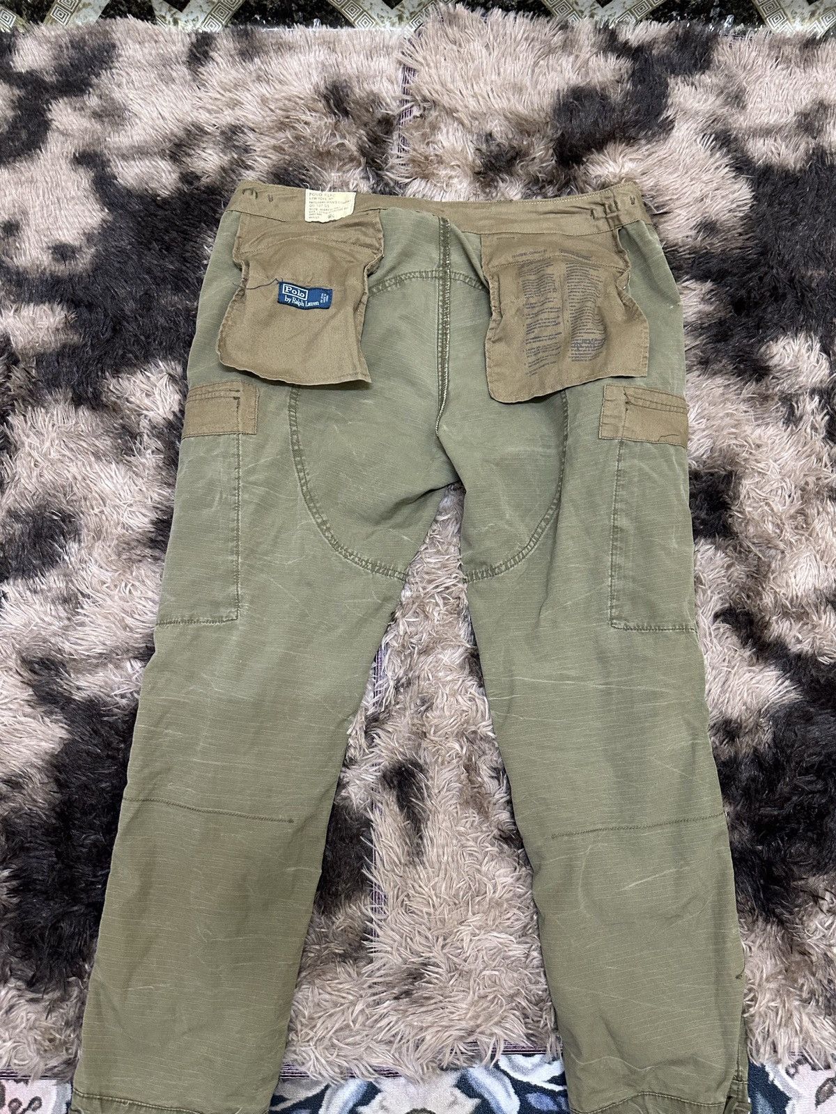 Polo Ralph Lauren Vintage Polo Ralph Lauren Trousers Man Combat Tactical Pants Size US 41 - 7 Thumbnail