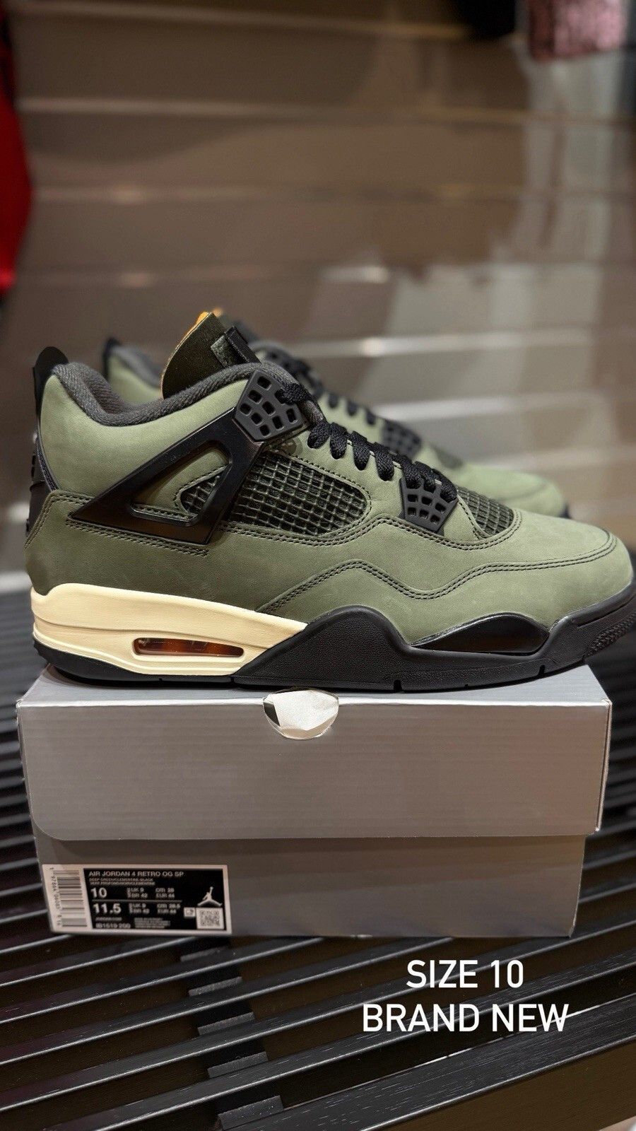 Jordan Brand Air Jordan 4 Undefeated 2025 Size 10 Men’s (IB1519 200) Size US 10 / EU 43 - 2 Thumbnail