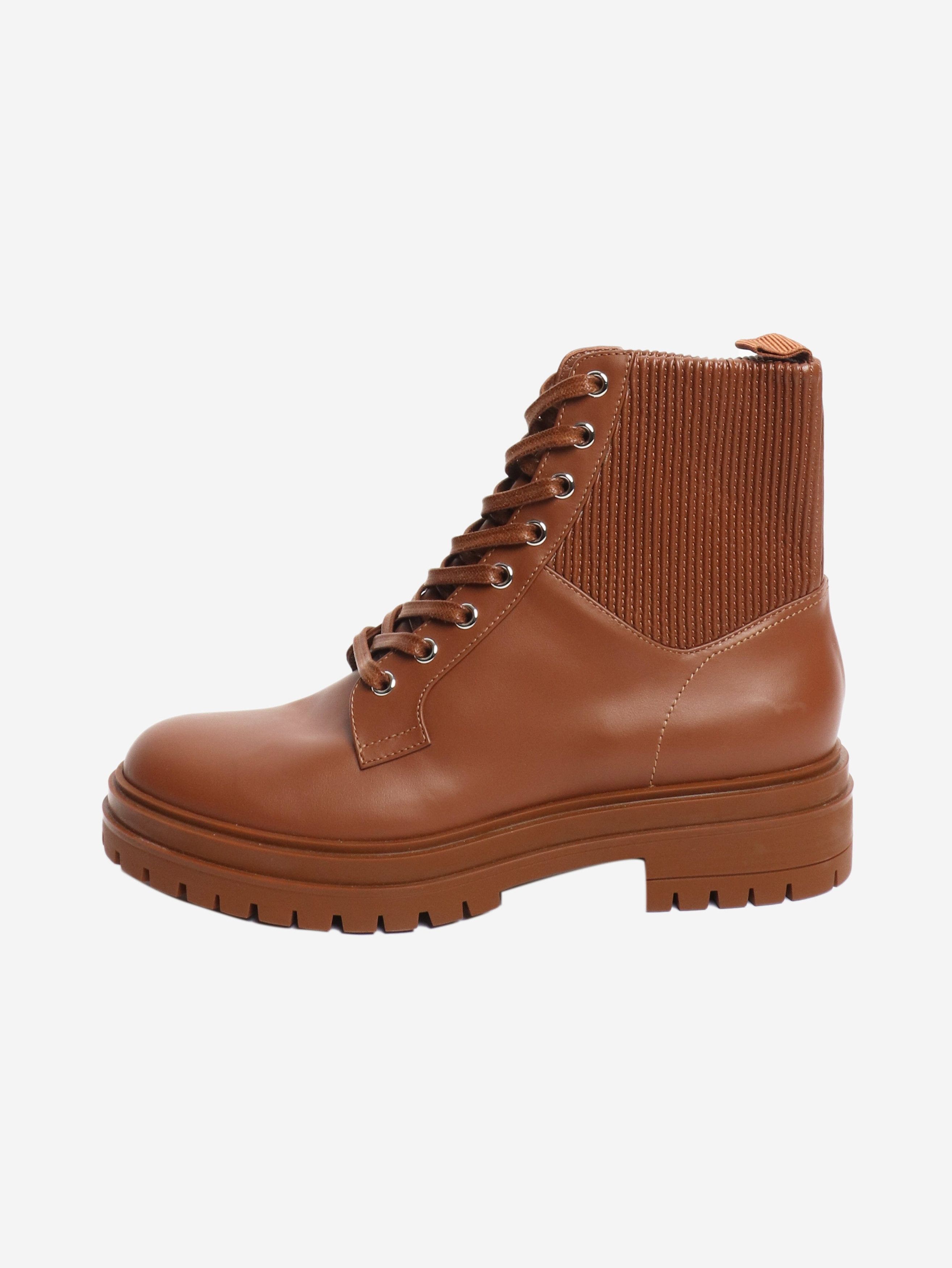 Other Brown Martis 20 ribbed-detail combat boots - EU 40 Size US 9 / IT 39 - 1 Thumbnail