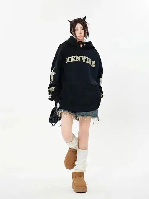 Hoodie Grunge Vintage Harajuku Hoodies Women 2023 Fashion