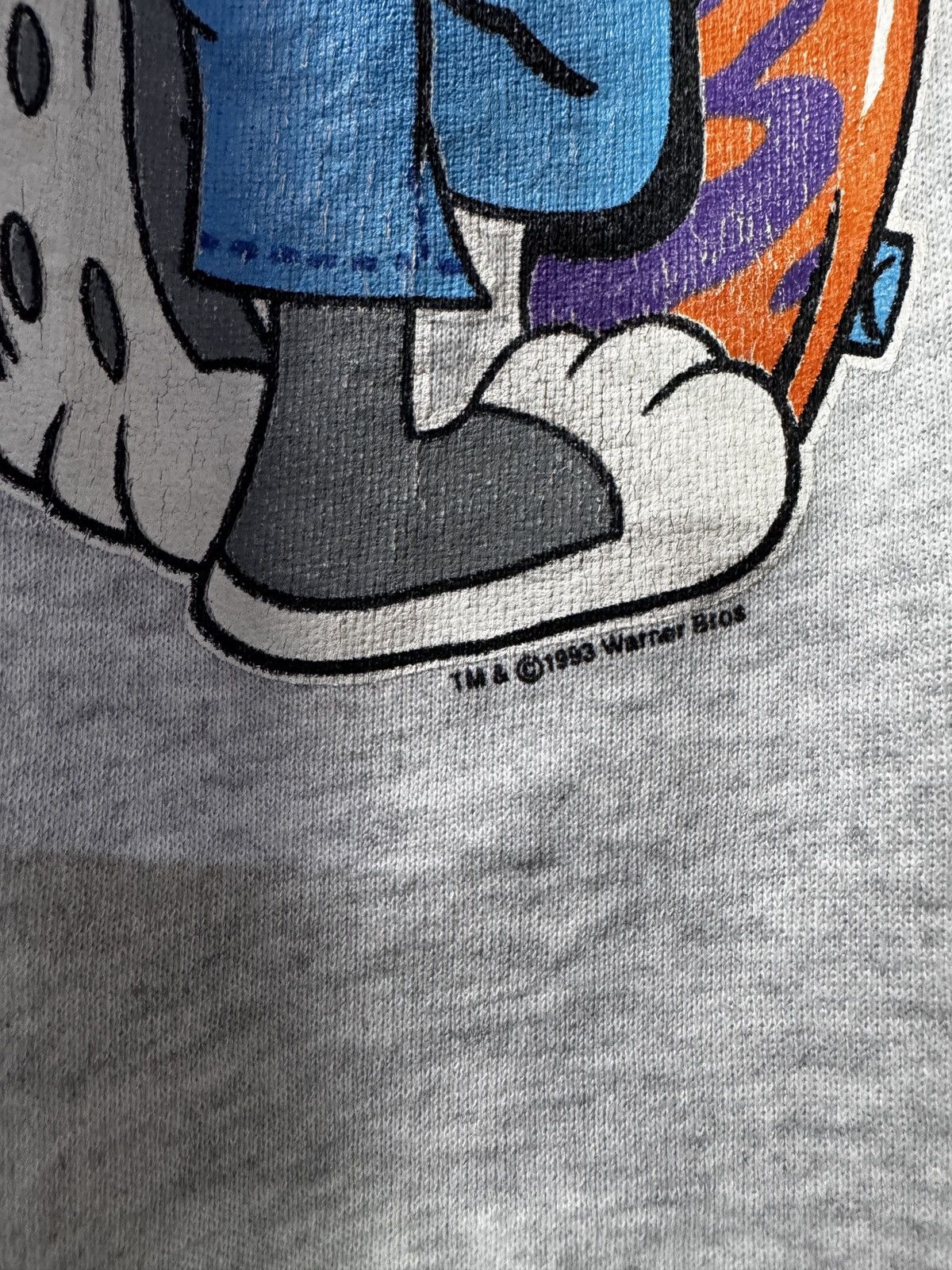 Vintage 1993 Warner Bros Bugs Bunny Crewneck Sweatshirt