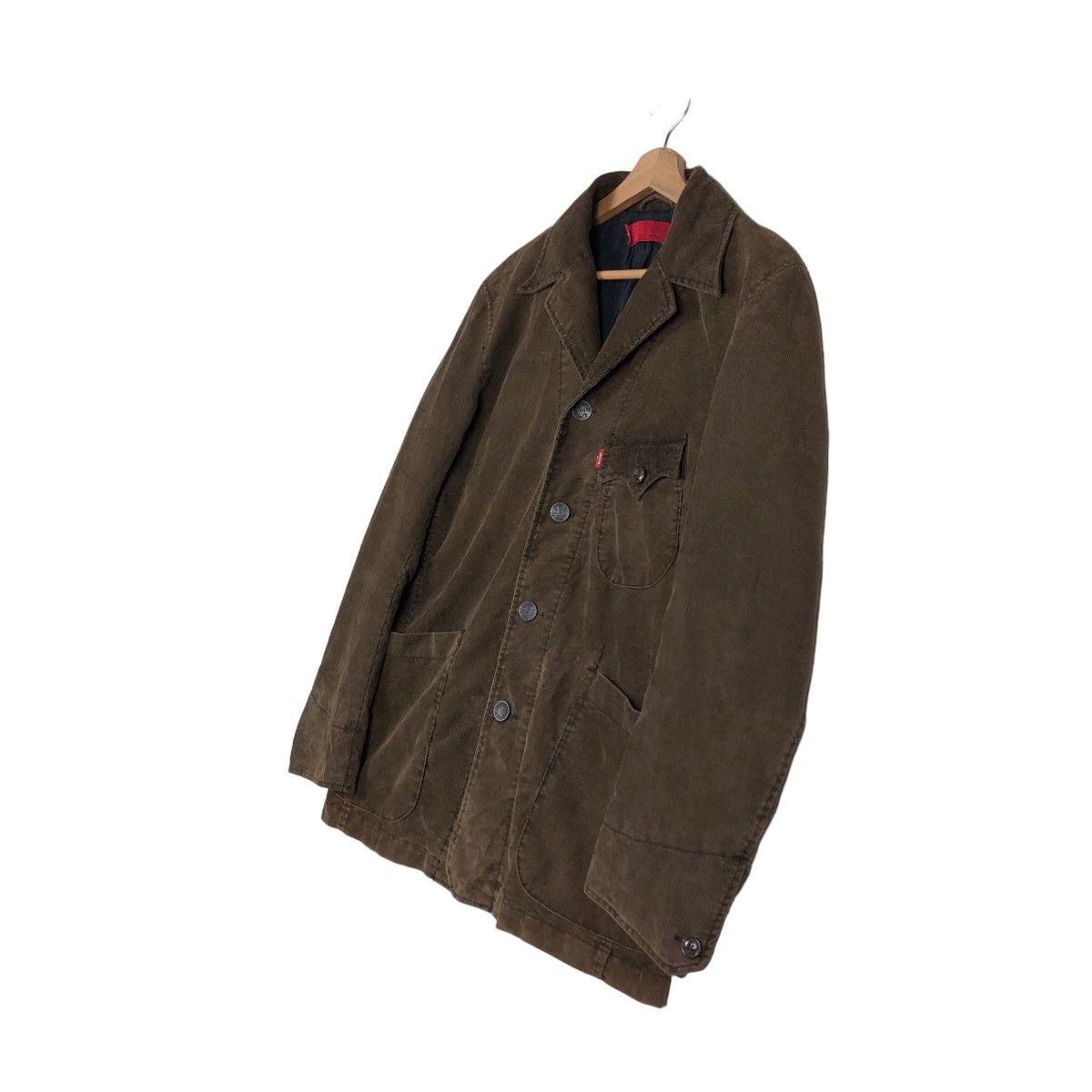 Levi's 🔥Vintage Corduroy Biker Jacket Levi’s Red Tab Size US M / EU 48-50 / 2 - 2 Thumbnail