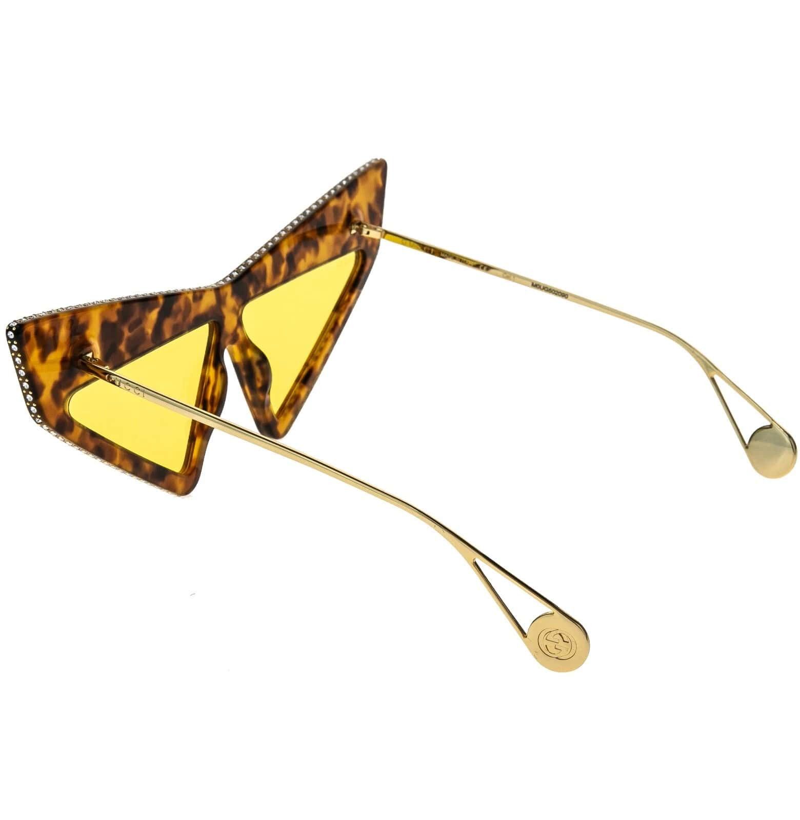Gucci GUCCI GG0430S Hollywood Forever 0430 Brown Sunglasses 003 Size ONE SIZE - 6 Thumbnail