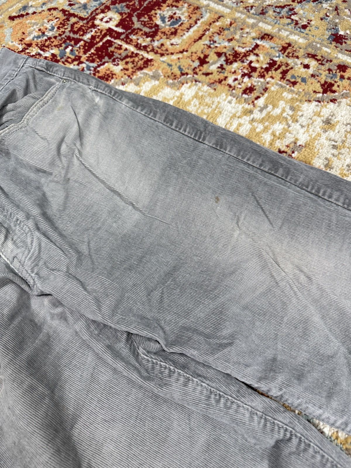 Levi's × Vintage Levi's Baggy Corduroy Denim Washed Black Jeans Pants Vintage Size US 36 / EU 52 - 4 Thumbnail