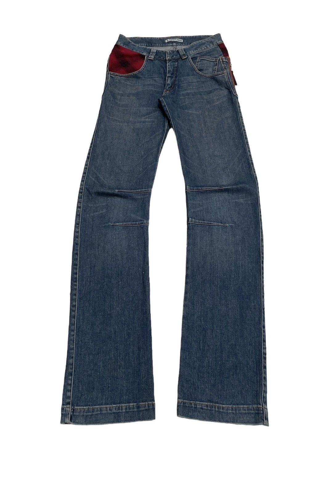 Designer × Japanese Brand Rare Design Vintage Brand Sabotage Zipper Jeans 1990s Size US 29 - 1 Thumbnail