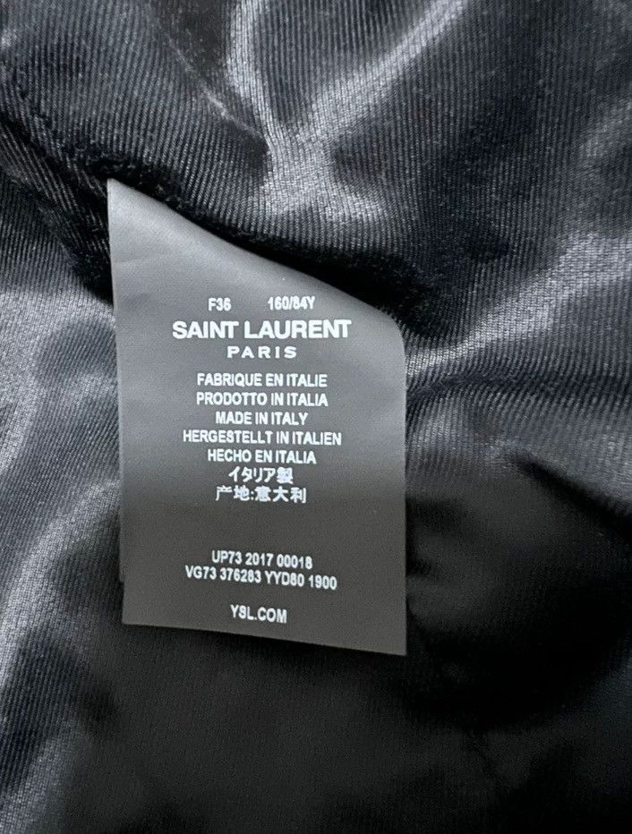 Saint Laurent Paris × Yves Saint Laurent Saint Laurent SLP Baseball Jacket2410-Nextarrow Size XS / US 0-2 / IT 36-38 - 8 Thumbnail