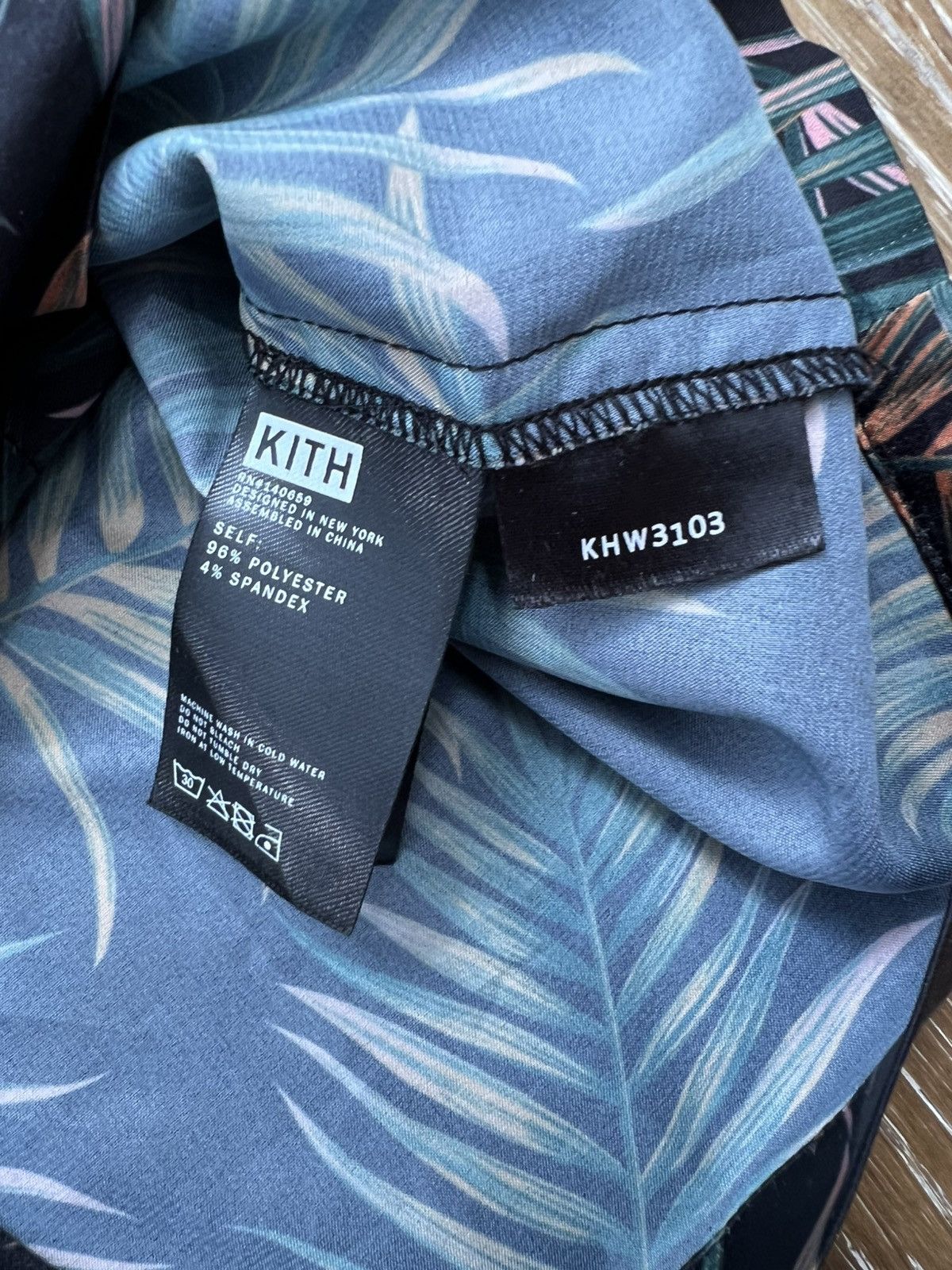 Kith KITH Carla Shirt Leaf Print black palm Size L / US 10 / IT 46 - 4 Thumbnail