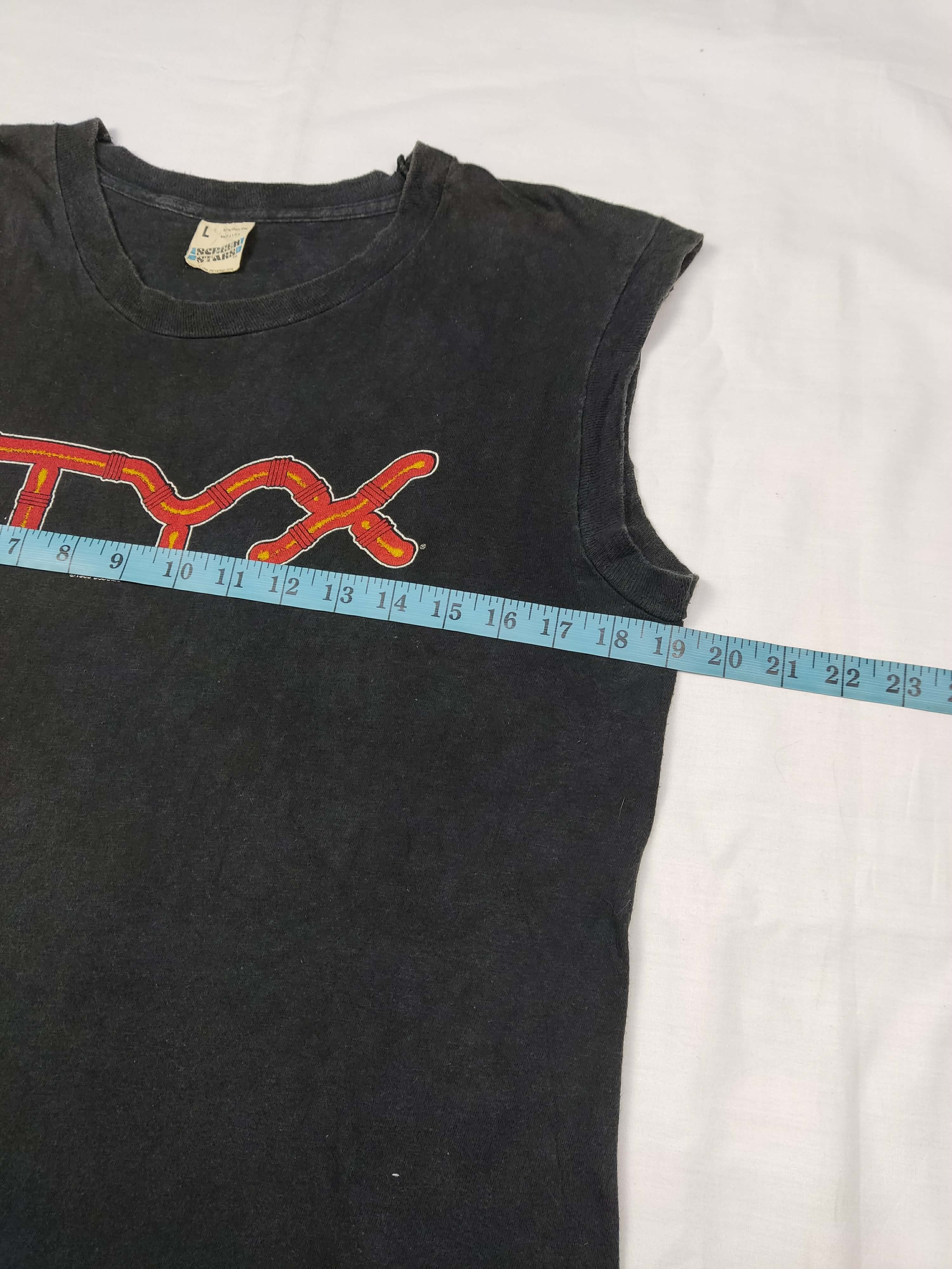 Band Tees Vintage 80s STYX Kilroy Was Here Tour Tank Top T Shirt Size US L / EU 52-54 / 3 - 7 Thumbnail