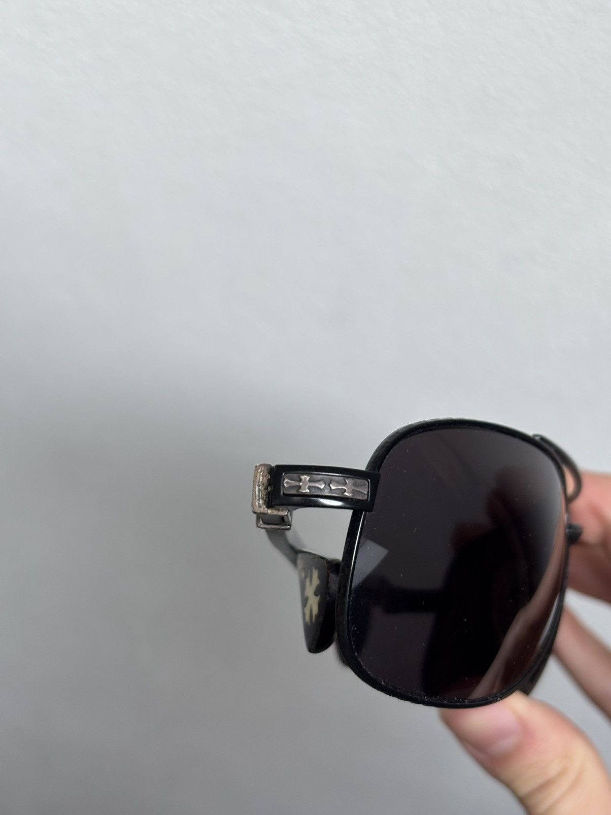 Chrome Hearts Chrome Hearts the Beast II sunglasses Pearl details Size ONE SIZE - 9 Thumbnail