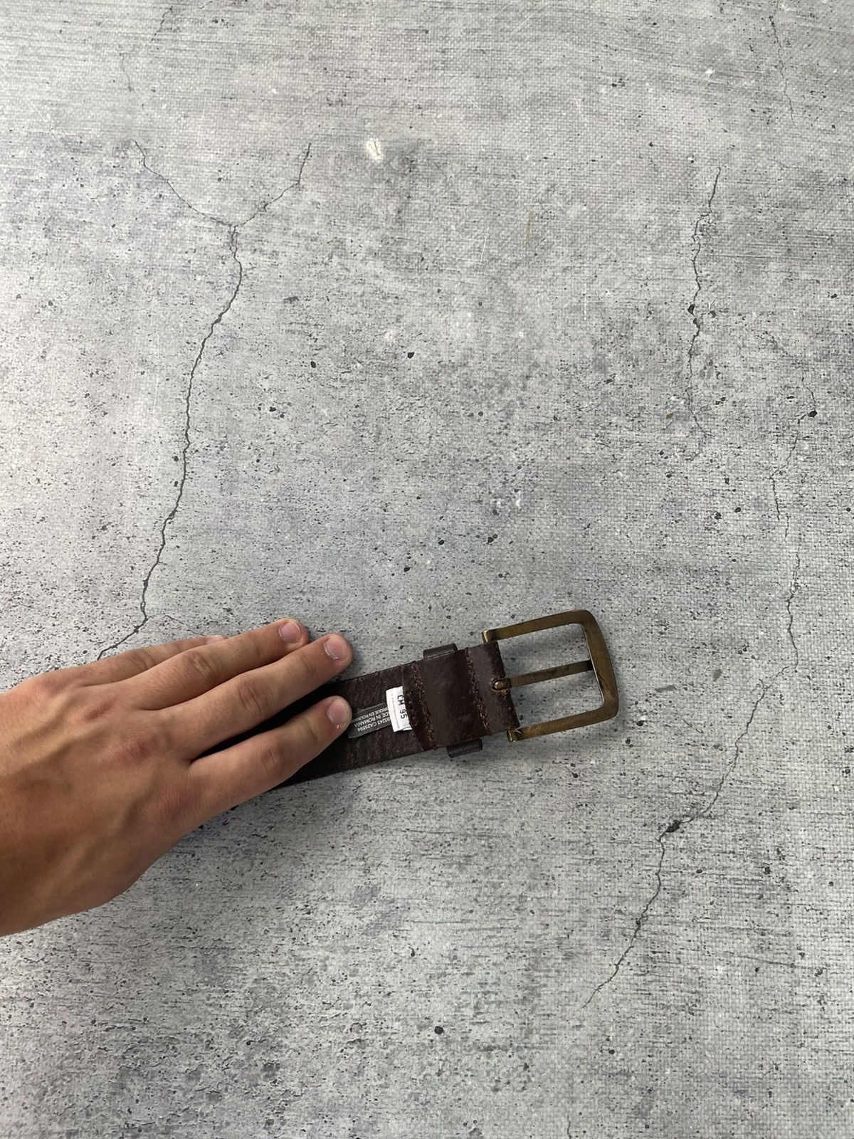 Diesel Vintage Diesel Leather Belt 90s Y2K Avant-Garde 112cm Size ONE SIZE - 6 Thumbnail