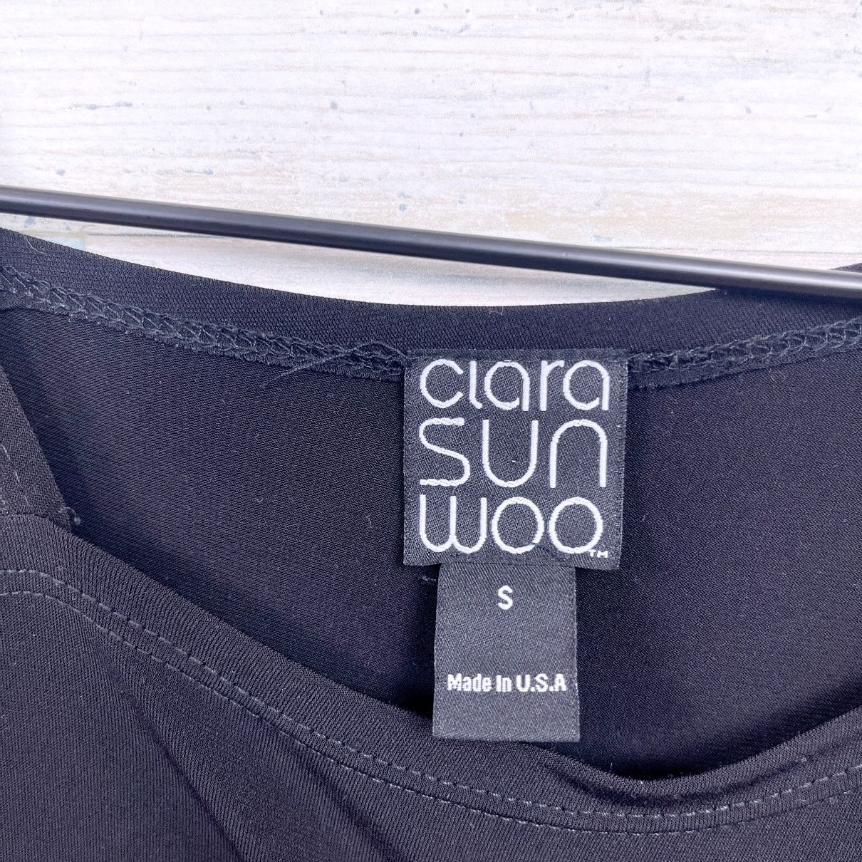 Other Clara Sun Woo Asymmetric Cold Shoulder Blouse Black S Size S / US 4 / IT 40 - 6 Thumbnail