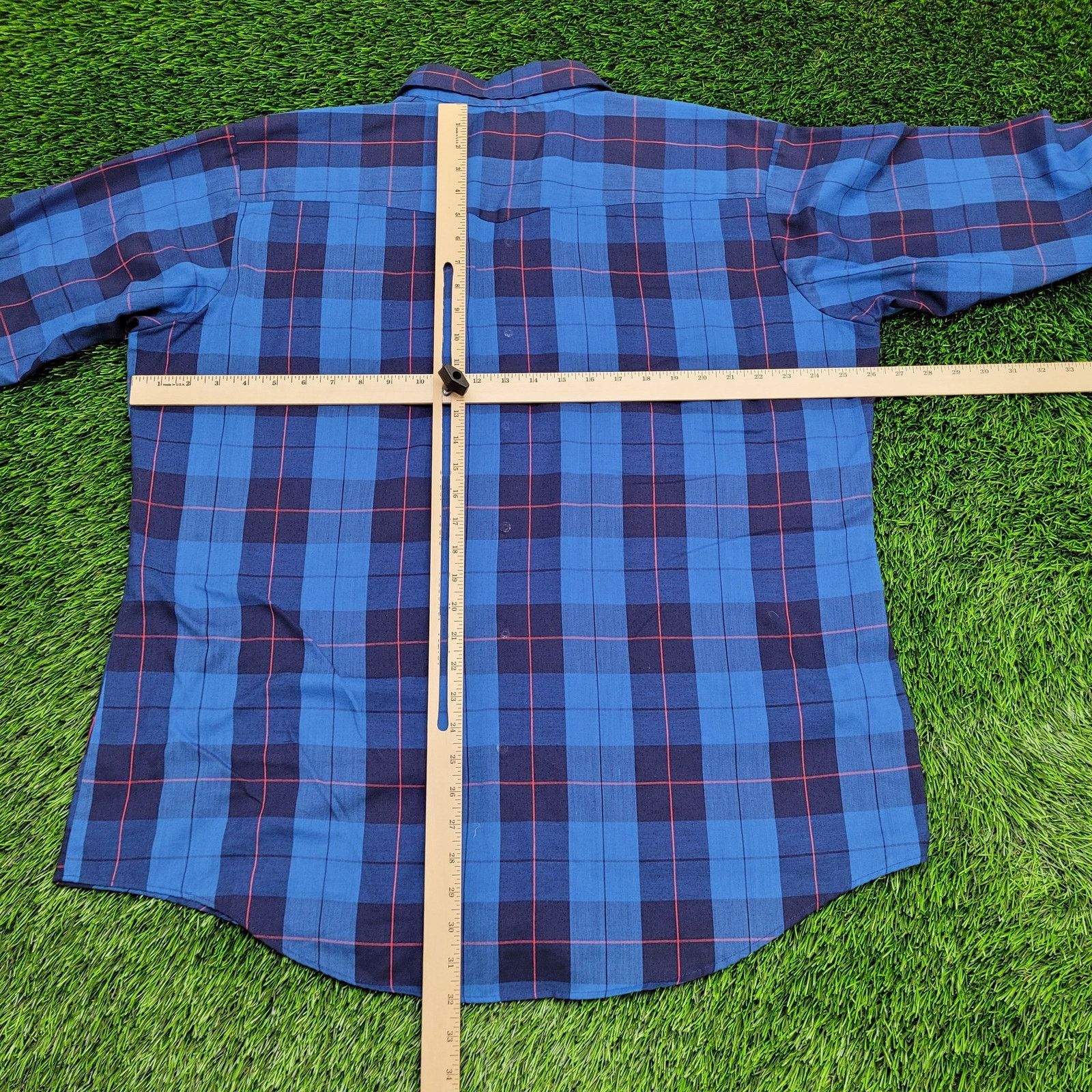 Other VTG DEE-CEE Western Plaid Pearl Snap Shirt XL/2XL 17.5 / 34 Size US XL / EU 56 / 4 - 4 Thumbnail