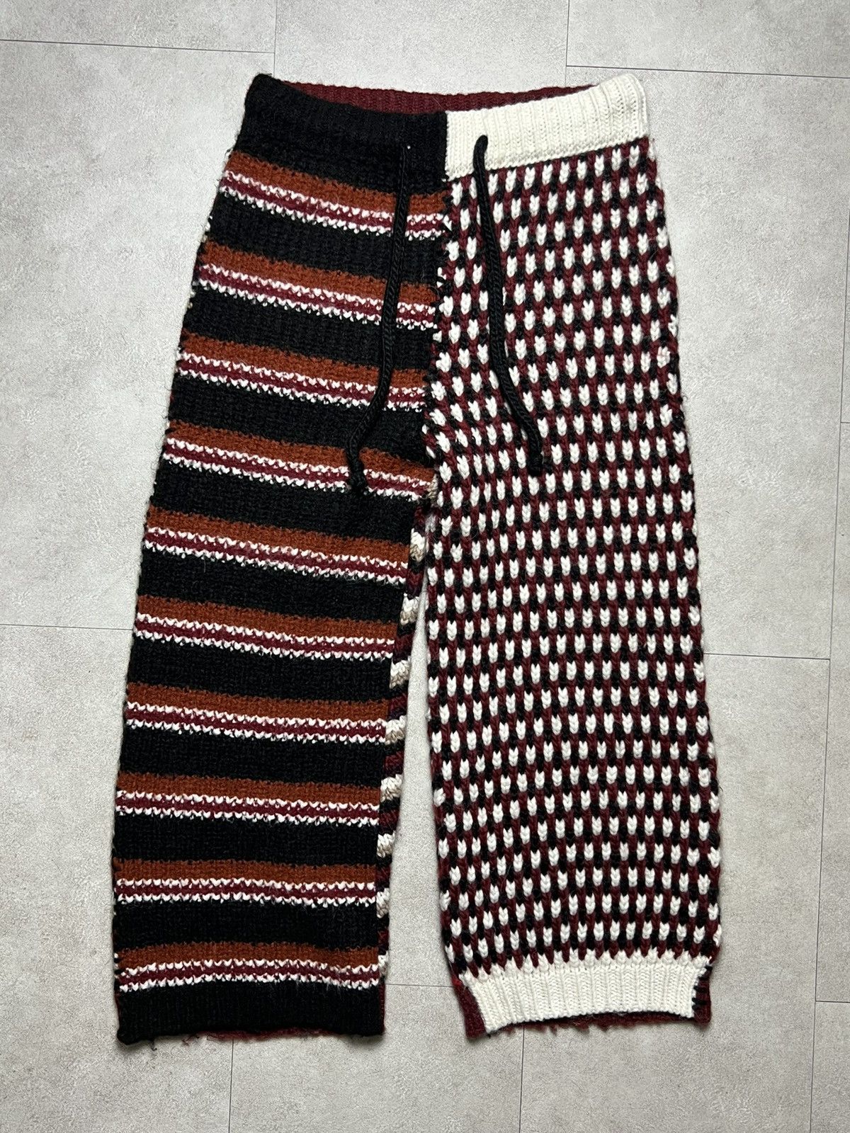 Marni [L]Marni crochet-knit Patchwork Trousers Pants Size US 34 / EU 50 - 1 Thumbnail