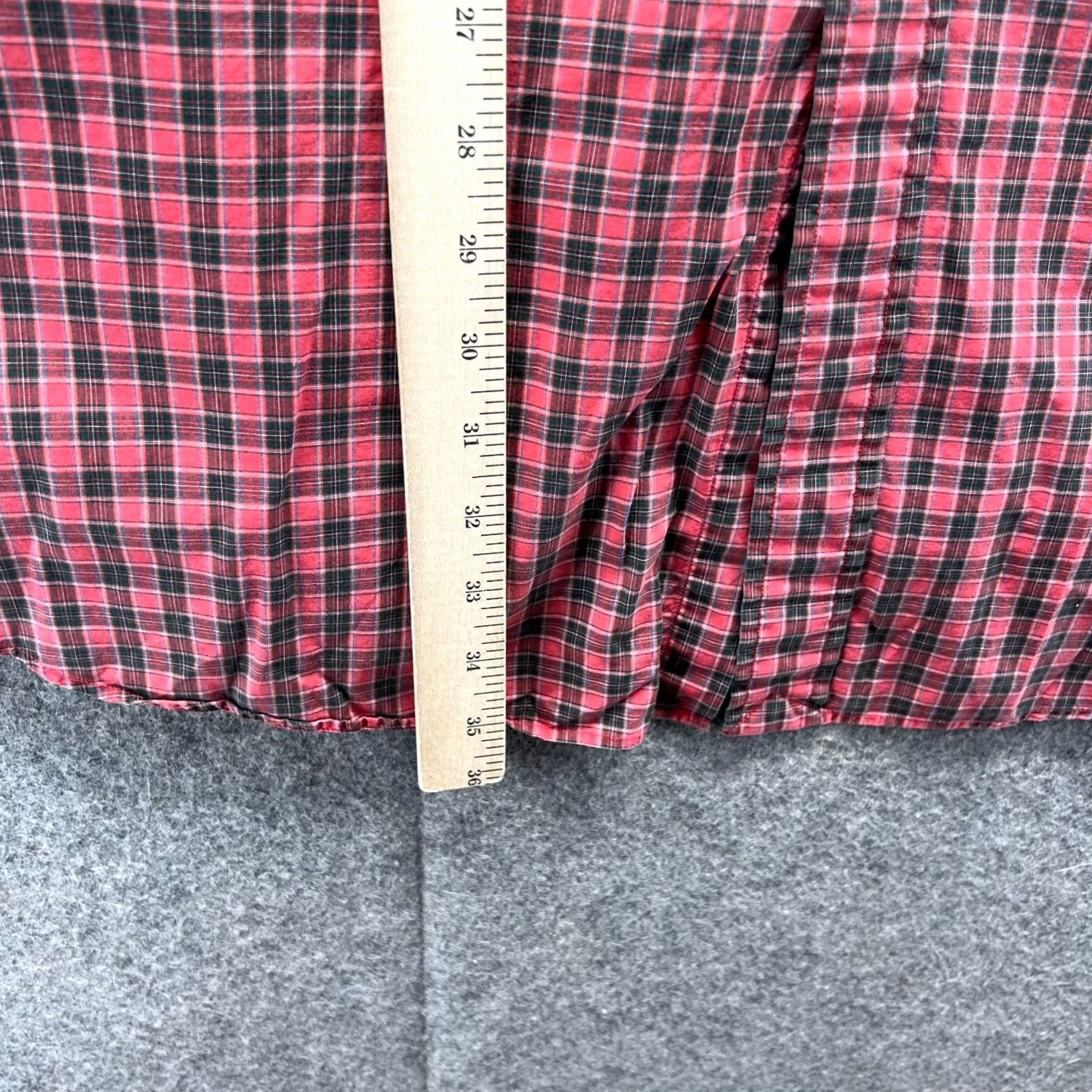 Ralph Lauren Vintage Ralph Lauren Shirt Size 2XLT Red Button Down Oxford Regent Tartan Plaid Mens Big & Tall Size US XXL / EU 58 / 5 - 5 Thumbnail