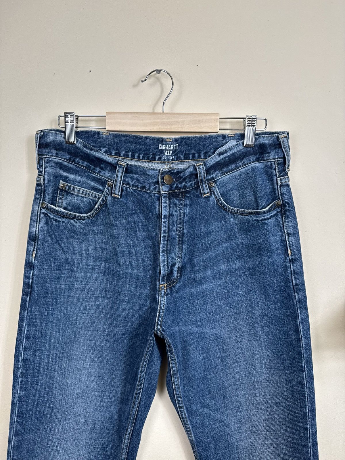 Carhartt Vintage Carhartt Jeans Marlow Denim Blue Pants 30x32 M Size US 32 / EU 48 - 8 Thumbnail