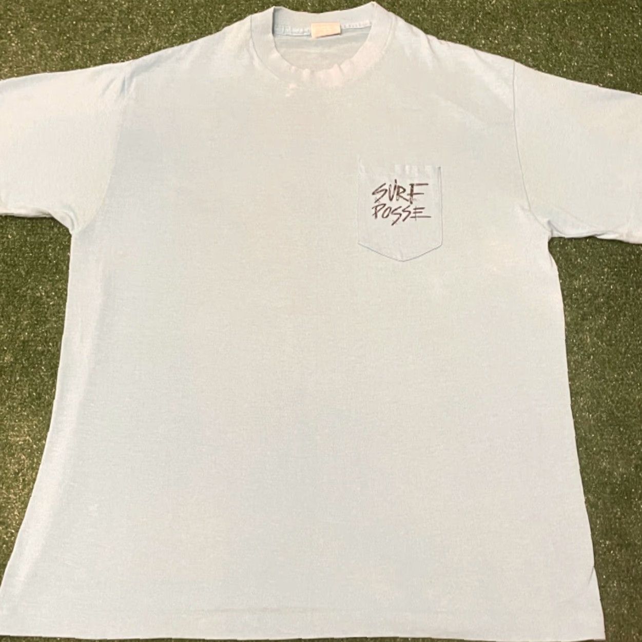 Vintage VINTAGE Surf Posse Surfer Skate Shirt Mens XL Blue 90s 80s Size US XL / EU 56 / 4 - 2 Thumbnail