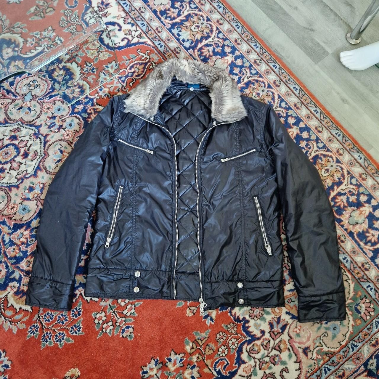 Japanese Brand Japanese brand insulated biker jacket with faux fur collar Size US S / EU 44-46 / 1 - 3 Thumbnail
