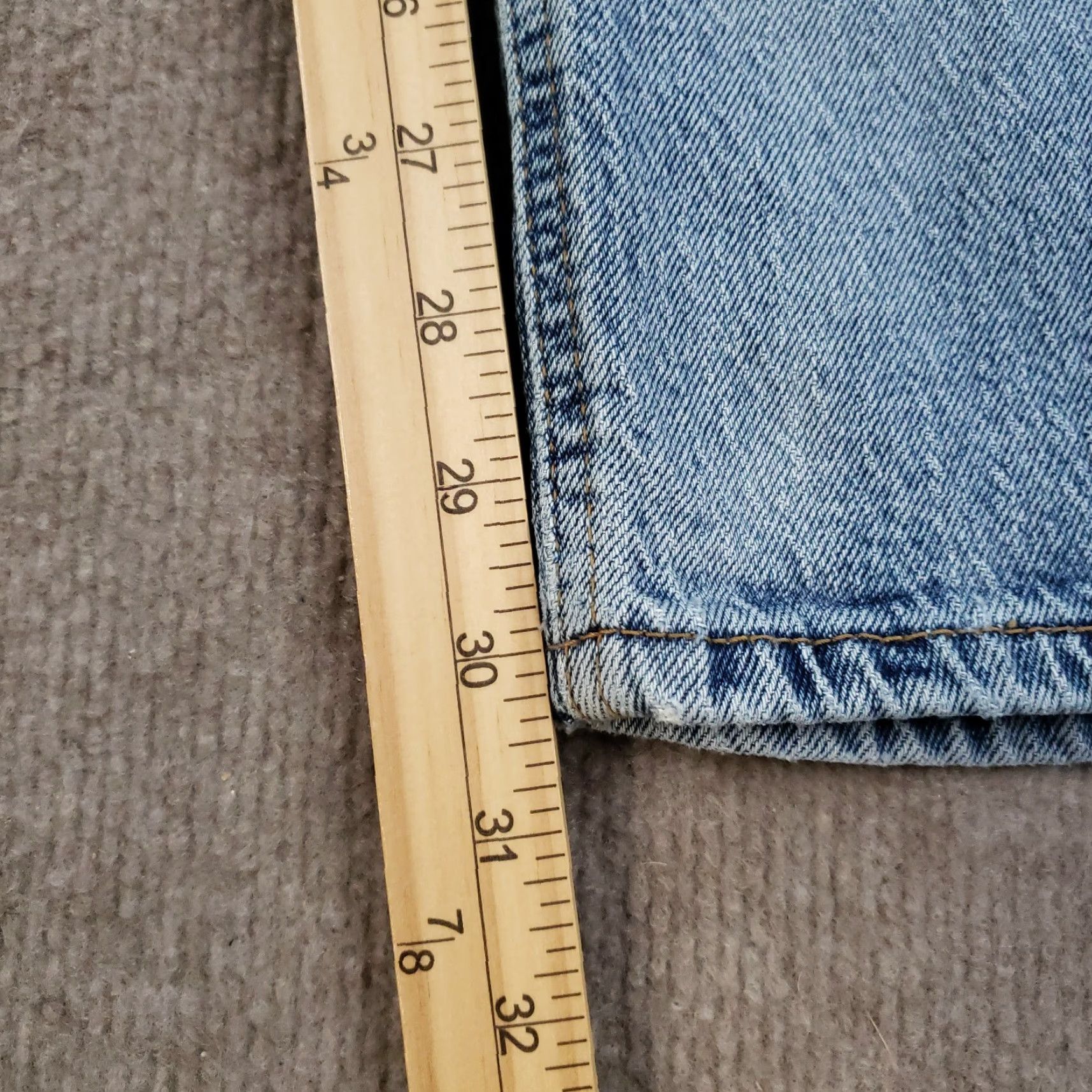 Levi's Levi's 541 Jeans Men 36x30 Blue Denim Stretch Athletic Cut Casual Regular Size US 36 / EU 52 - 3 Thumbnail