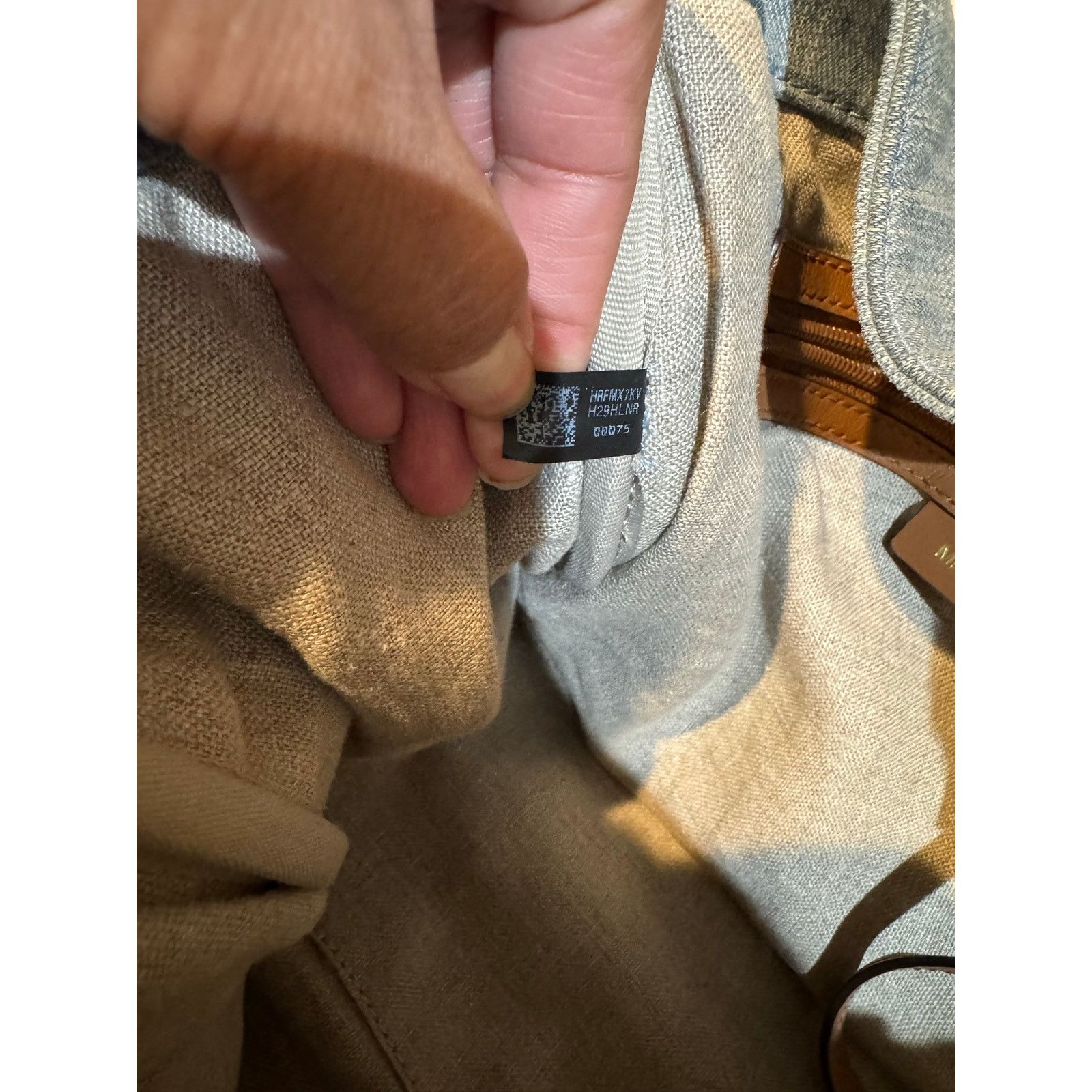 Michael Kors Michael Kors Isla Large Grab Bag denim twisted rope handles Size ONE SIZE - 15 Thumbnail