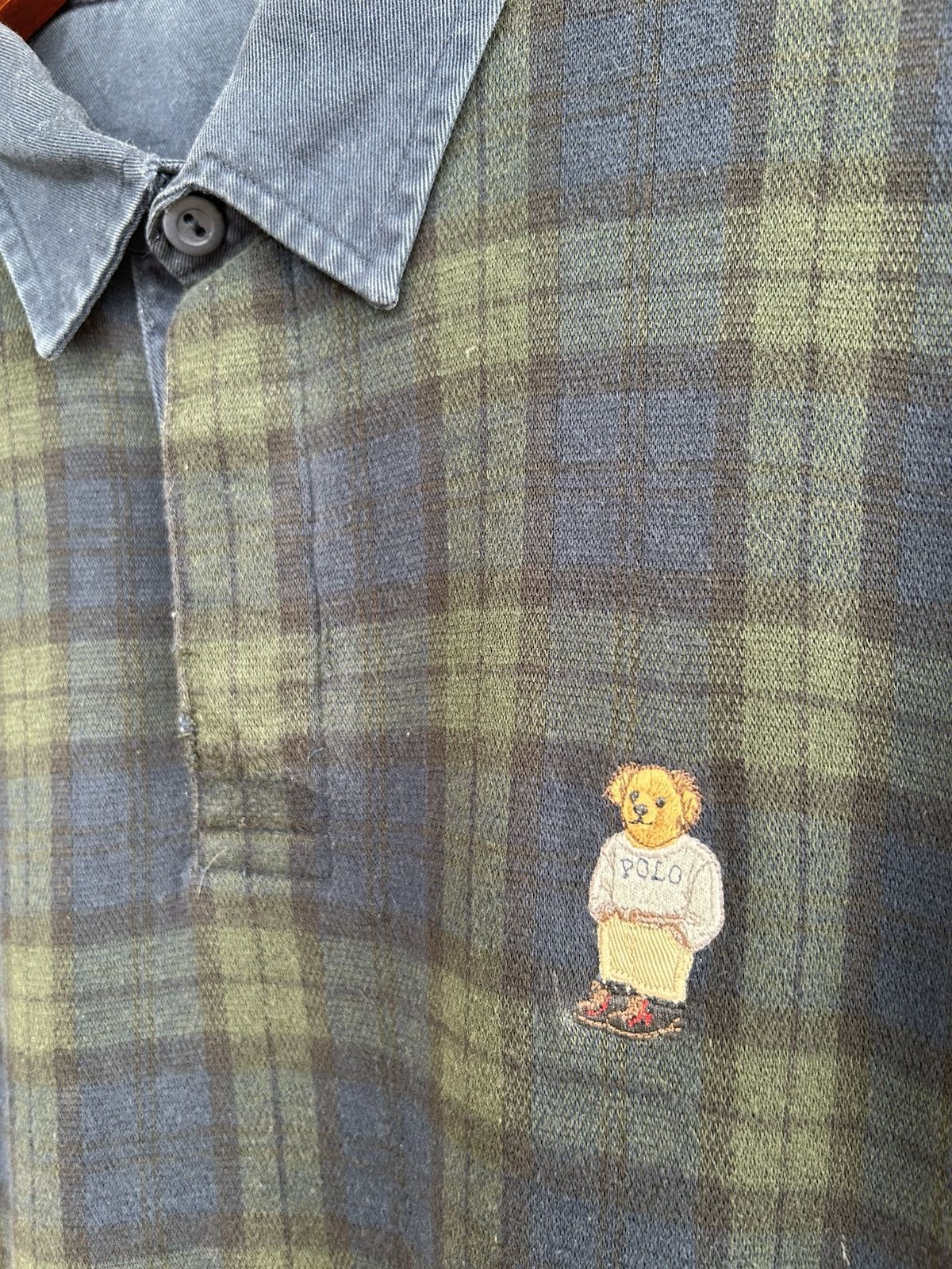 Polo Ralph Lauren × Ralph Lauren × Vintage Polo by Ralph Lauren Polo Bear LS Tshirt Size US M / EU 48-50 / 2 - 6 Thumbnail