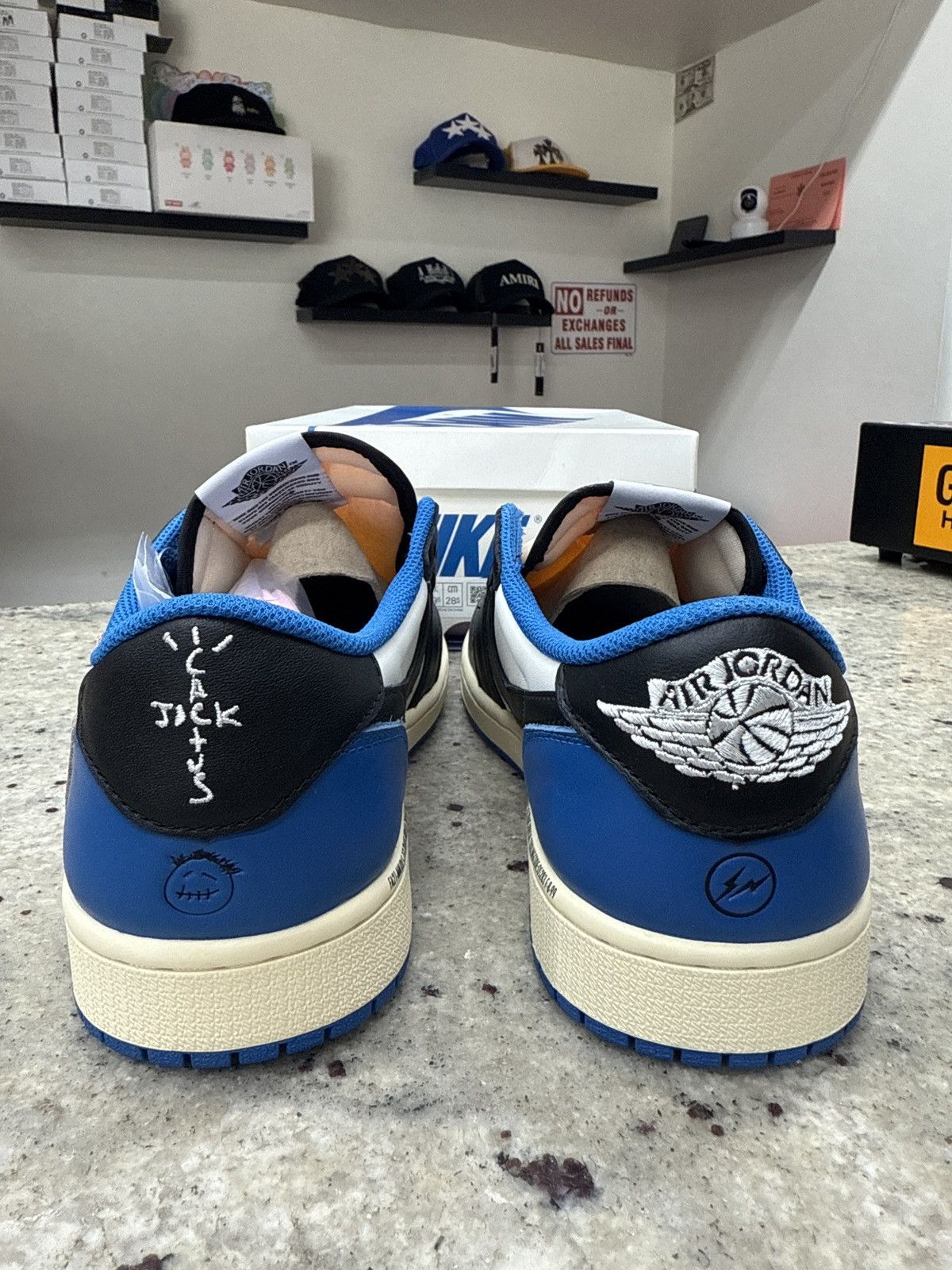 Nike × Travis Scott Travis Scott Fragment Sp Lows Size US 10.5 / EU 43-44 - 5 Thumbnail