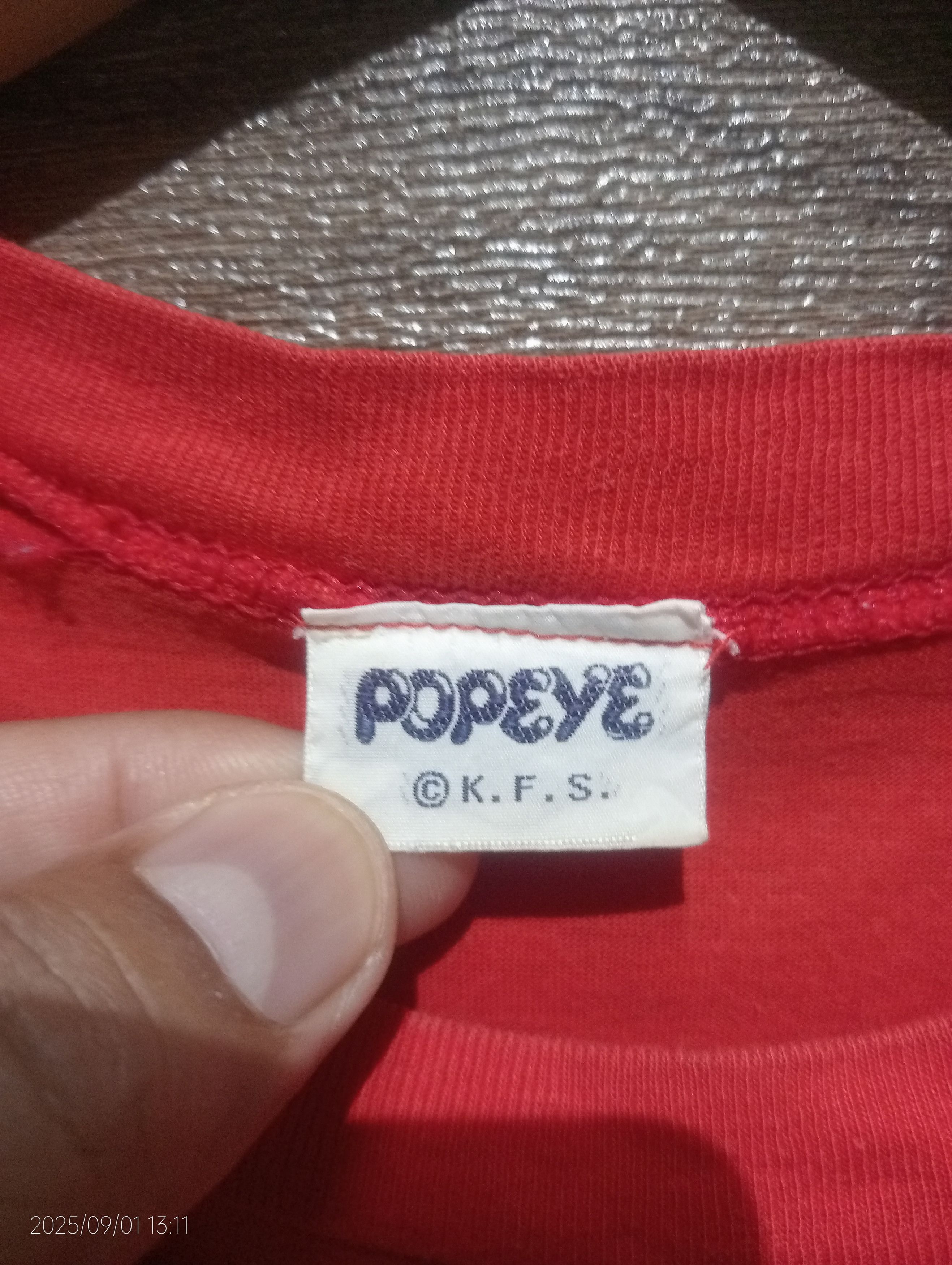 Vintage Vintage '70s Single Stitch Popeye Spellout Tee Very Rare Size US XS / EU 42 / 0 - 3 Thumbnail