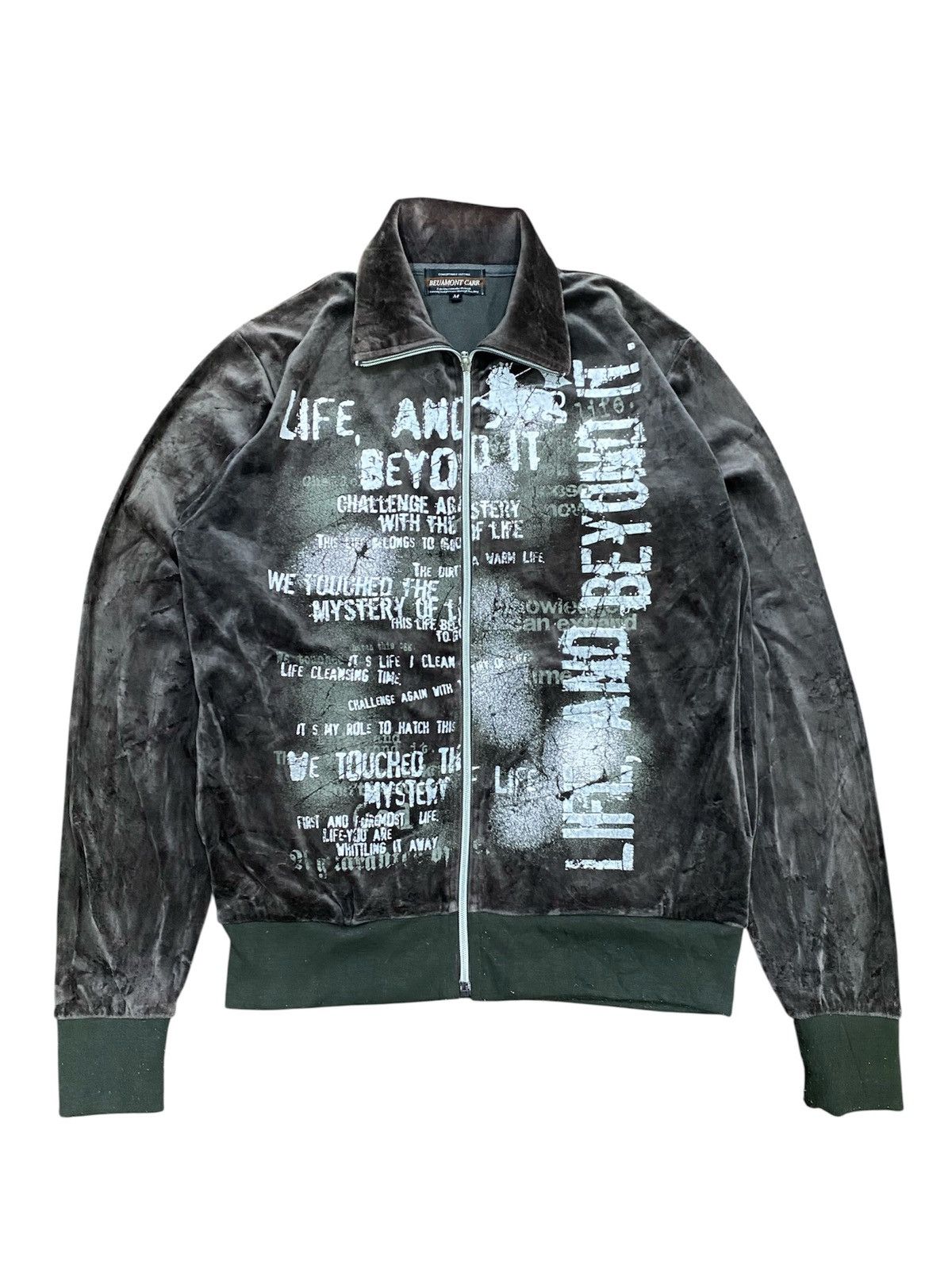 Japanese Brand Y2K Seditionaries Beaumont Carr Punk Suede Zipper Jacket Size US M / EU 48-50 / 2 - 1 Thumbnail