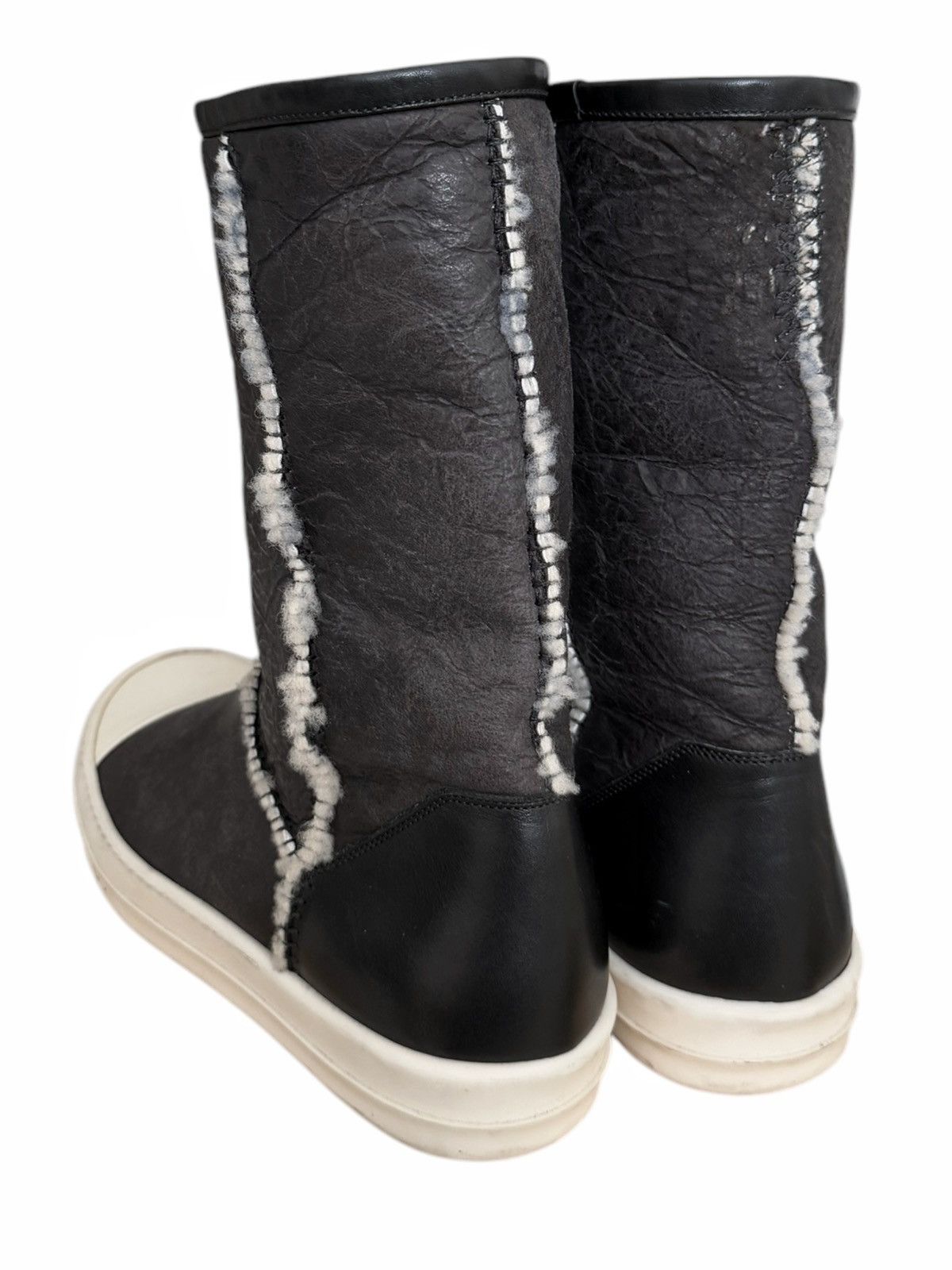 Rick Owens 2014 Shearling Moody Ugg Ramones Size US 9 / EU 42 - 2 Thumbnail