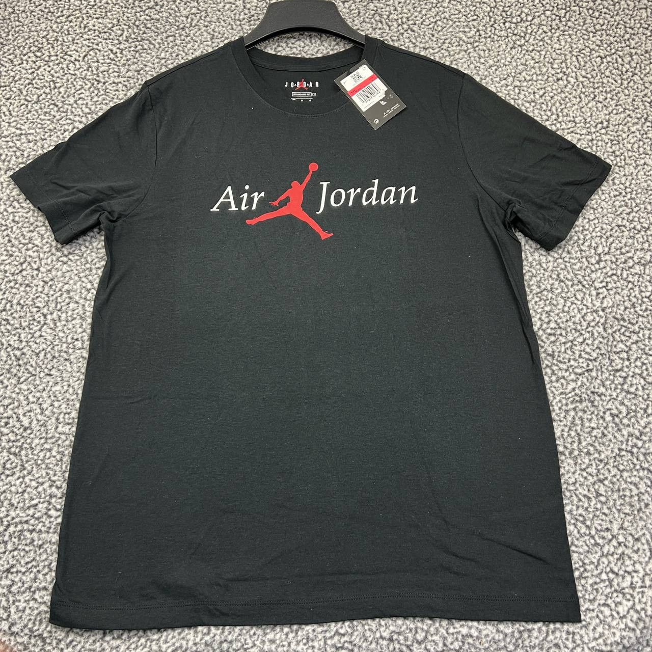 Jordan Brand Air Jordan Shirt Men Large Black Jumpman Short Sleeve New L Size US L / EU 52-54 / 3 - 1 Thumbnail
