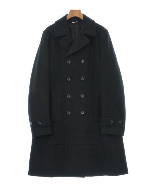 image of Comme Des Garcons Homme Plus Comme Des Garçons Homme Plus Double Breasted Peacoat in Bleu (Size Med