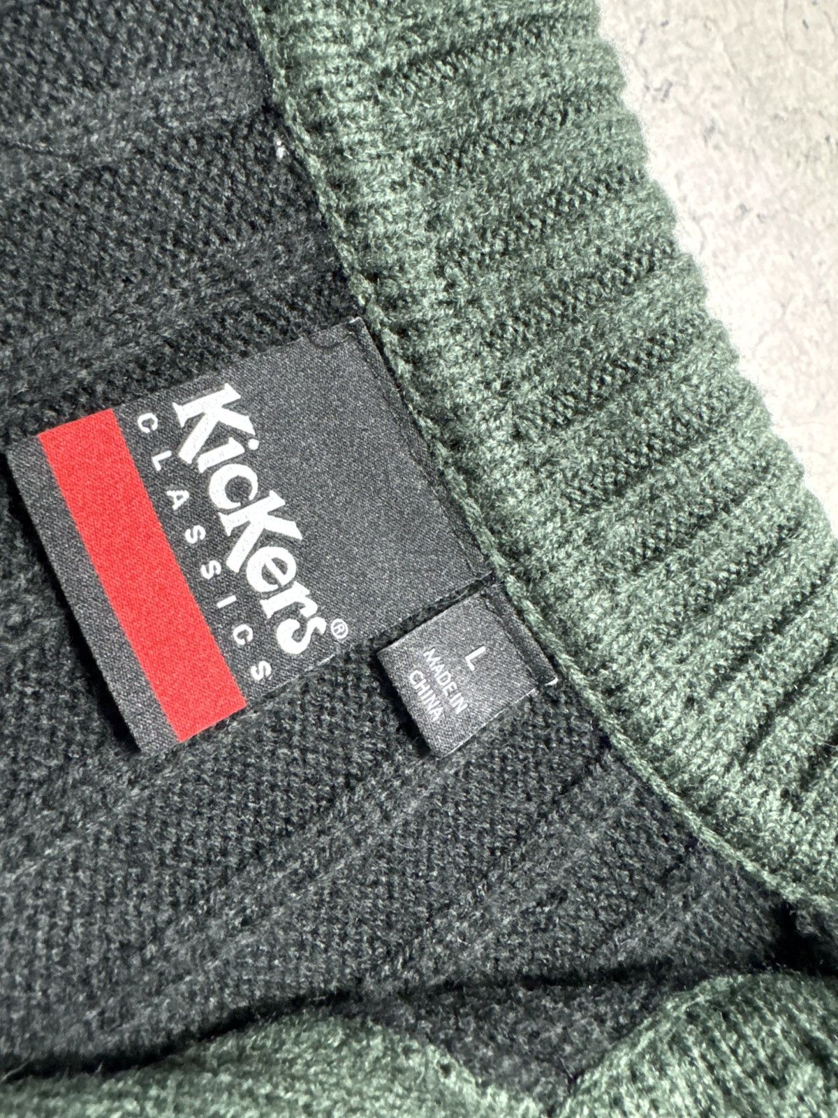 Kickers Kickers Vintage 90’s Knitted Sweater Big Logo Size L Size US L / EU 52-54 / 3 - 5 Thumbnail