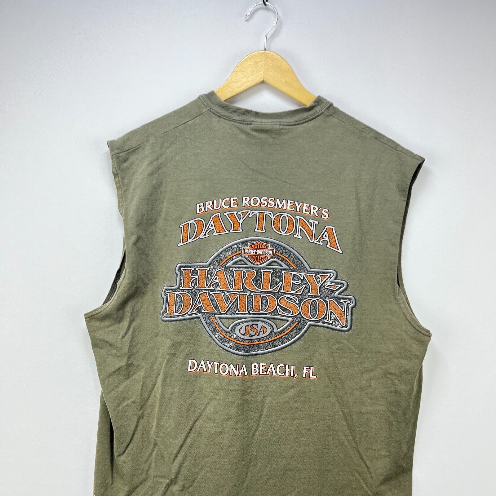 Vintage Vintage Harley-Davidson Sun Faded Sleeveless Shirt XL Eagle Size US XL / EU 56 / 4 - 2 Thumbnail