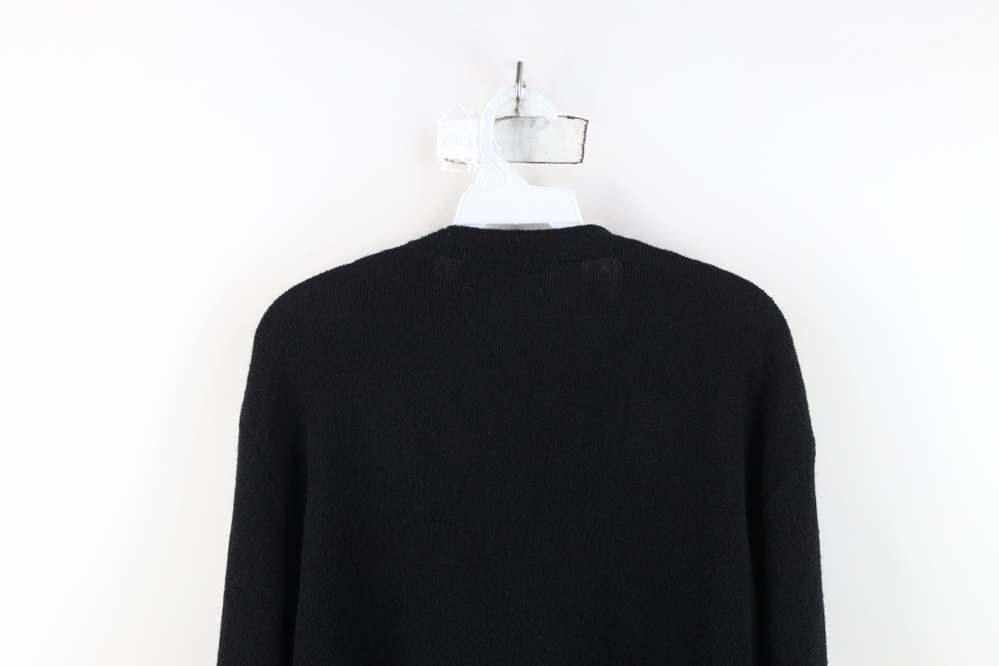 Vintage Vintage 70s Streetwear Cobain Cardigan Sweater Black USA Size US M / EU 48-50 / 2 - 13 Thumbnail