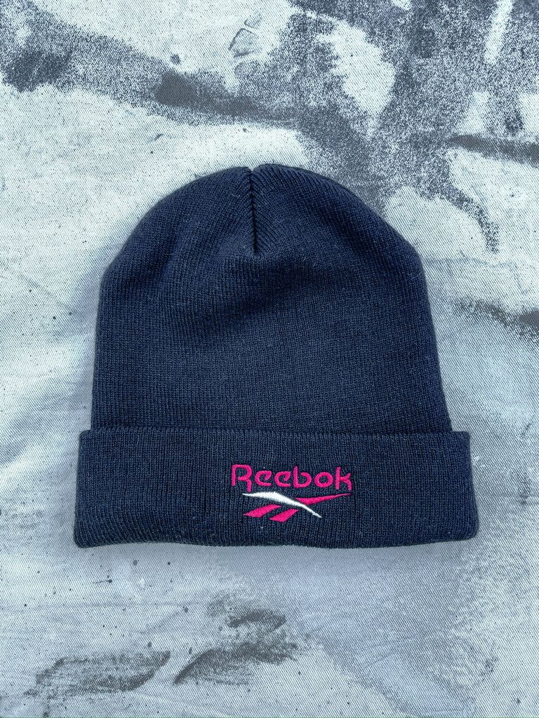 Reebok × Vintage Y2K Reebok Beanie Touque Size ONE SIZE - 1 Thumbnail