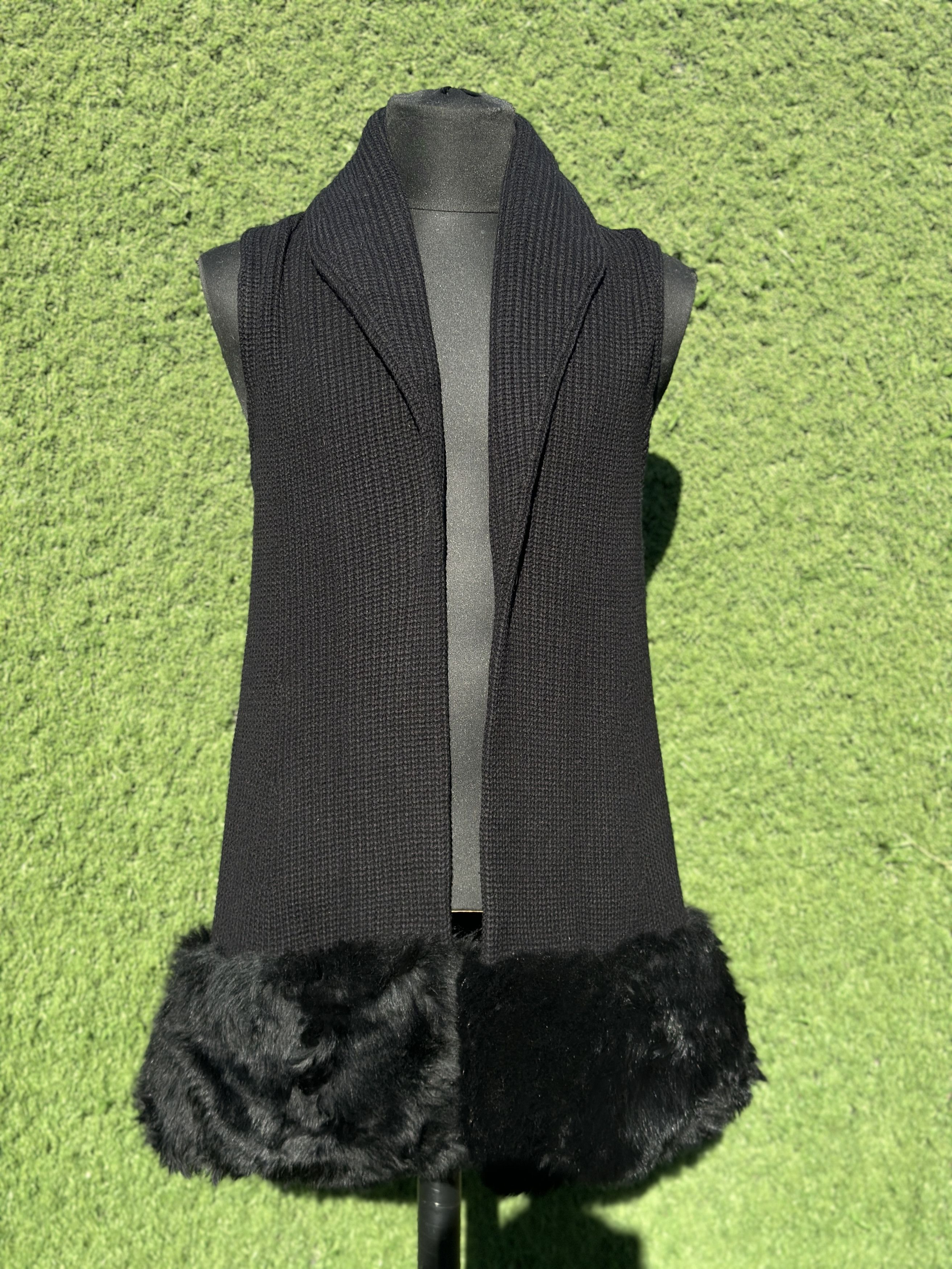 Ralph Lauren Purple Label Rare 3300$ Ralph Lauren Purple Label Knit Vest Shearling M-L Size L / US 10 / IT 46 - 13 Thumbnail
