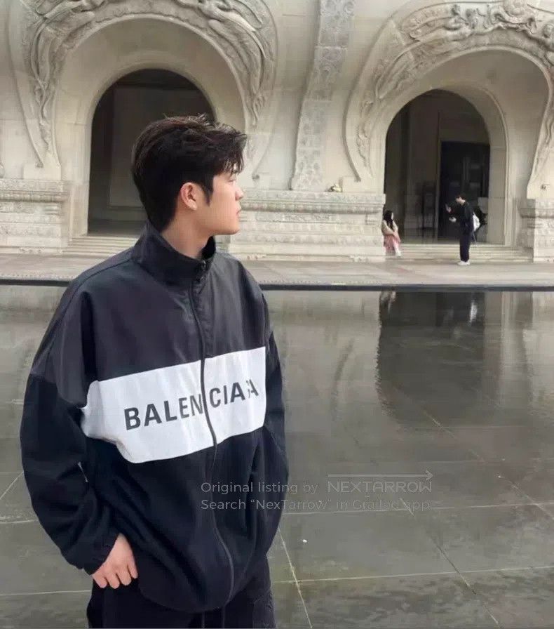 Balenciaga Balenciaga size 34 Black Patchwork Denim Zip Jacket Size L / US 10 / IT 46 - 8 Thumbnail